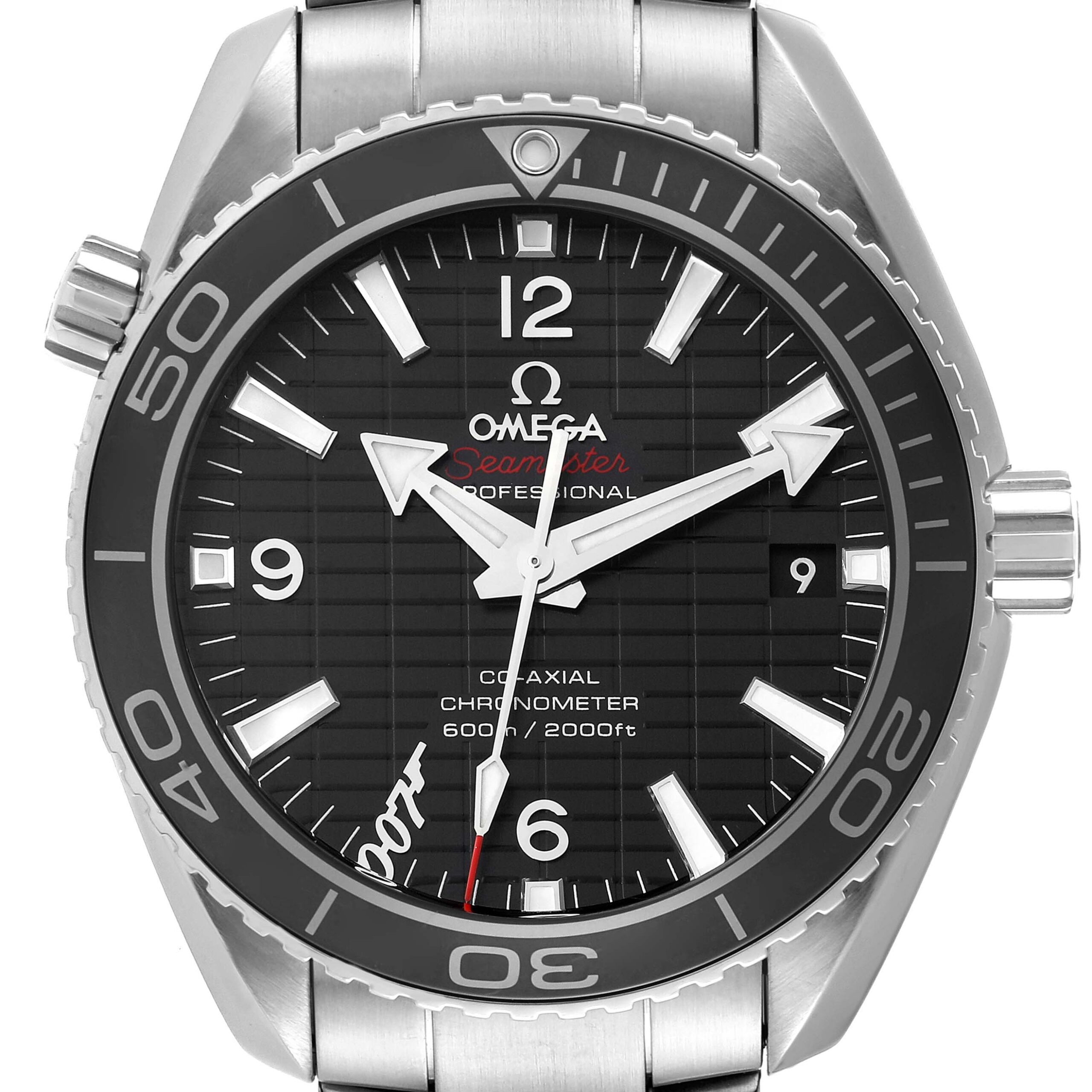 Omega Seamaster Planet Ocean Skyfall 007 LE Mens Watch 232.30.42.21.01.004 Box Card