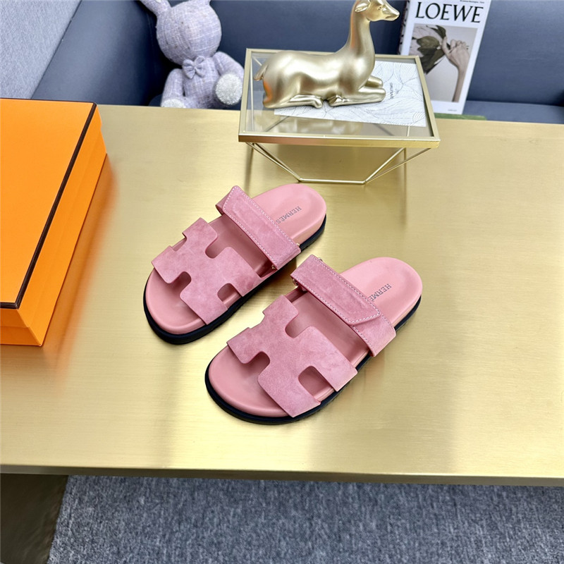 Hermès roll cake hair uncle slippers