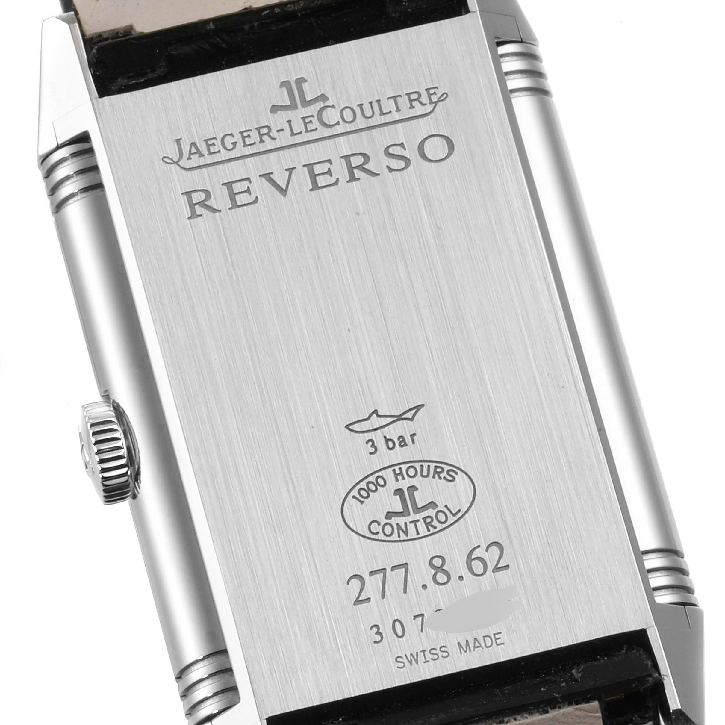 Jaeger LeCoultre Grande Reverso Ultra Thin Steel Mens Watch 277.8.62 Q2788520