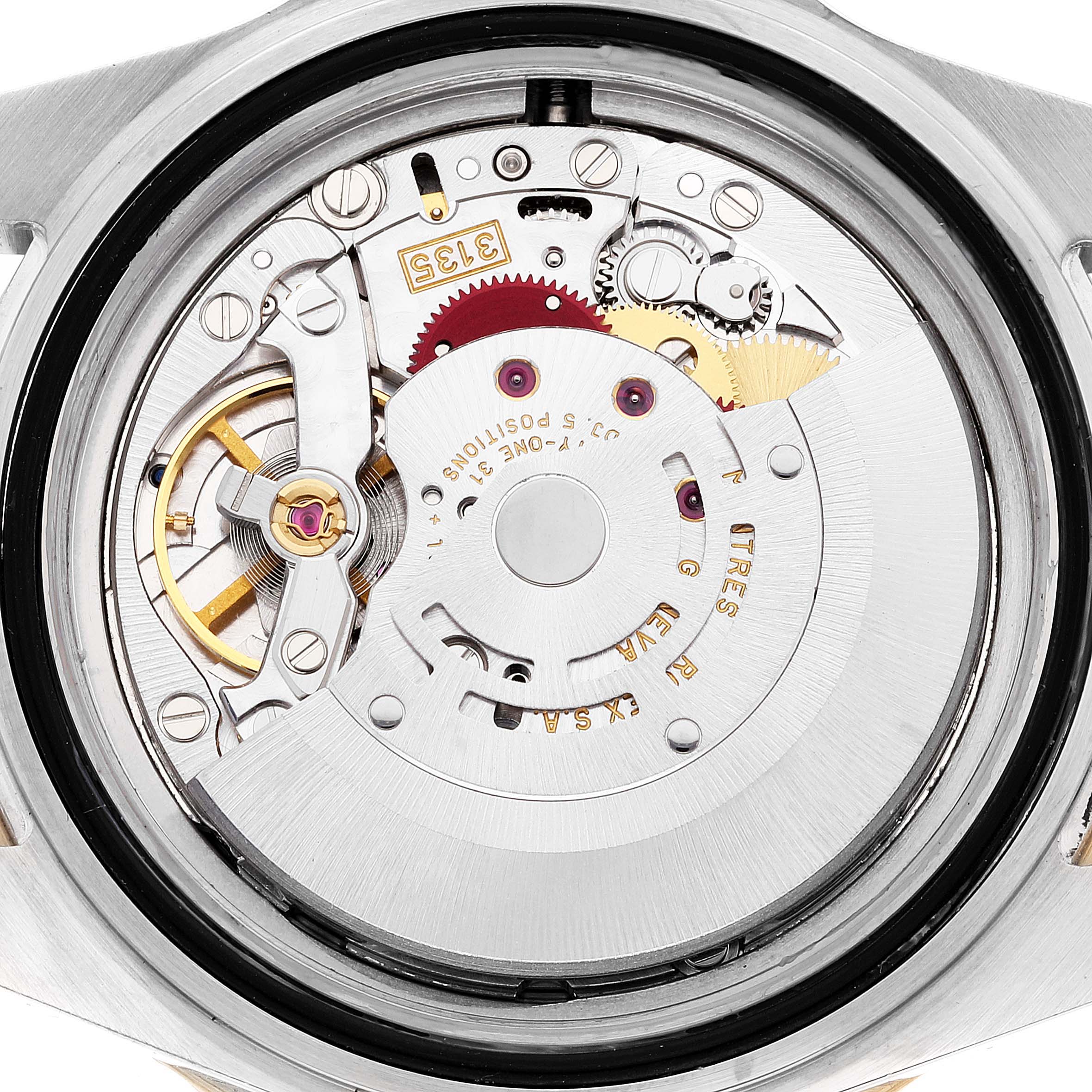 Rolex Submariner Blue Dial Steel Yellow Gold Mens Watch 16613