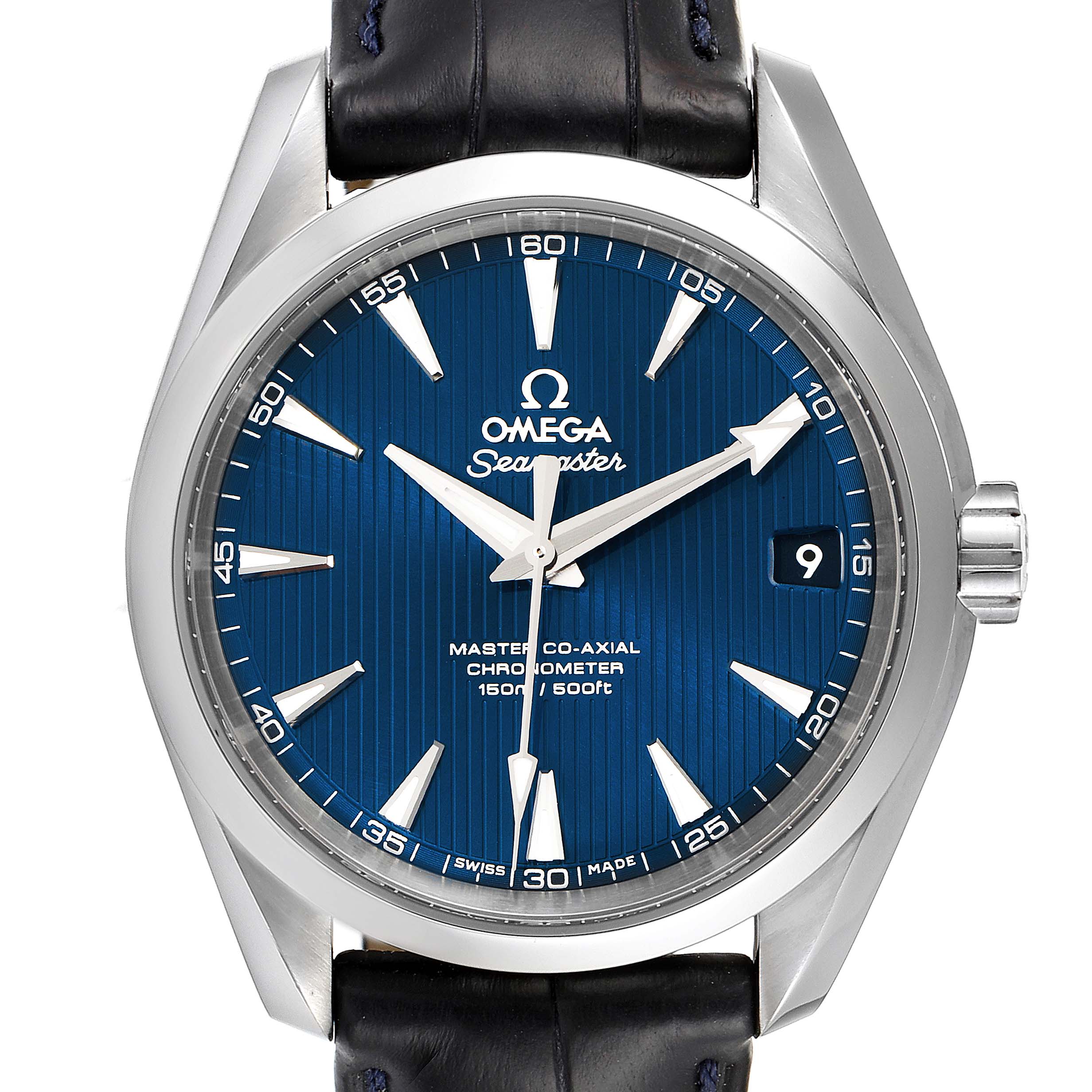 Omega Seamaster Aqua Terra Blue Dial Watch 231.13.39.21.03.001 Box Card