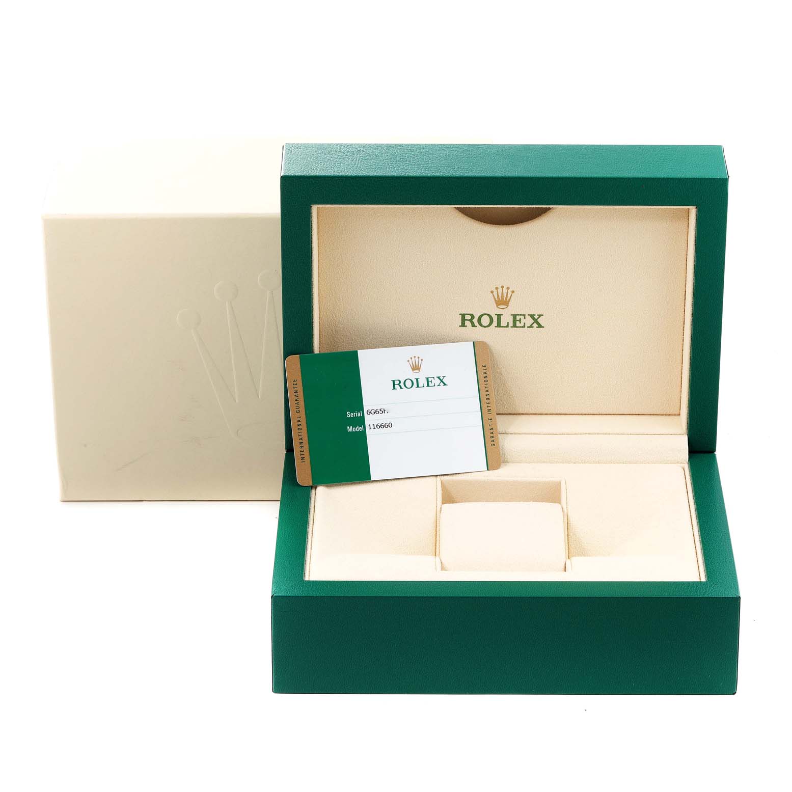 Rolex Seadweller Deepsea Cameron D-Blue Steel Mens Watch 116660 Box Card