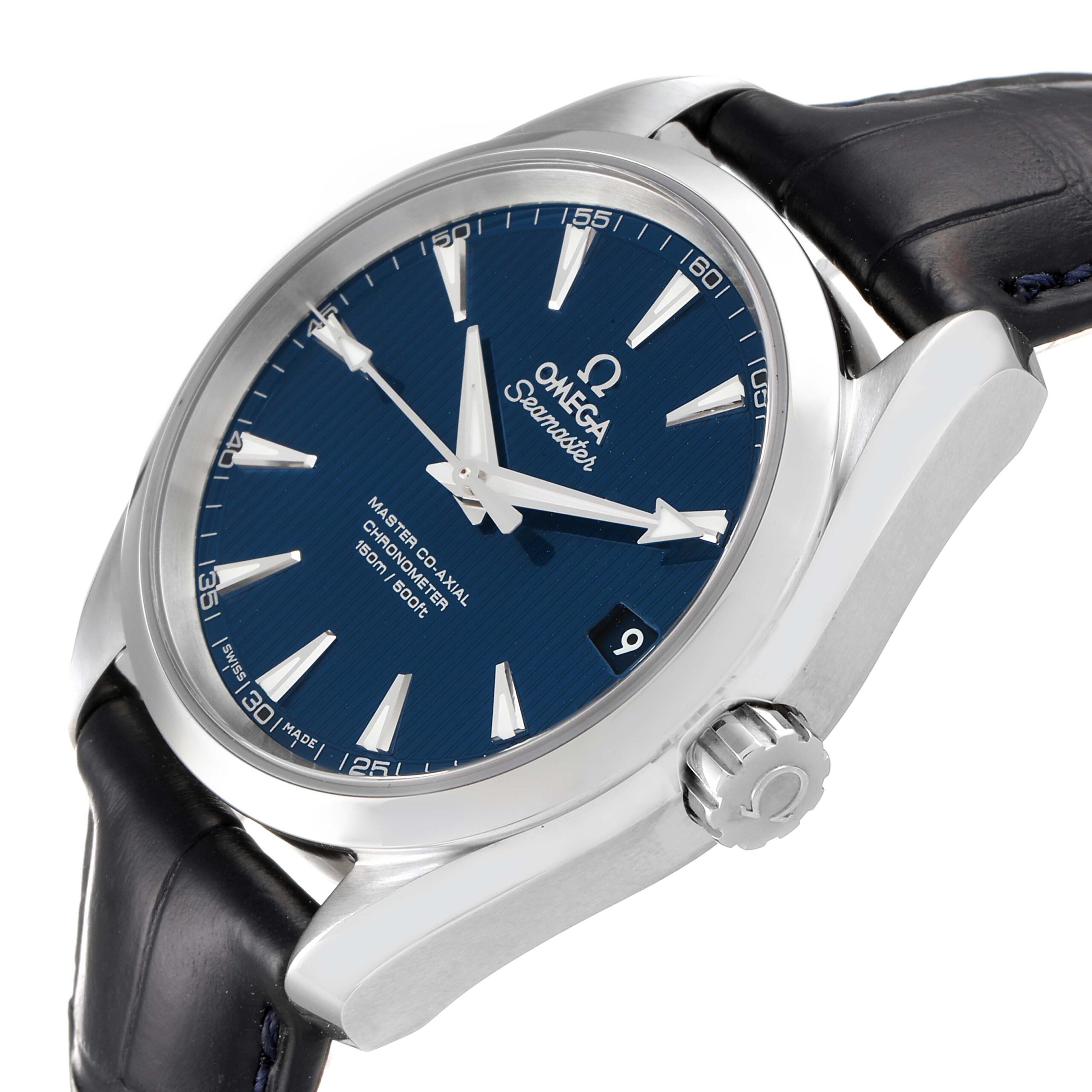 Omega Seamaster Aqua Terra Blue Dial Watch 231.13.39.21.03.001 Box Card