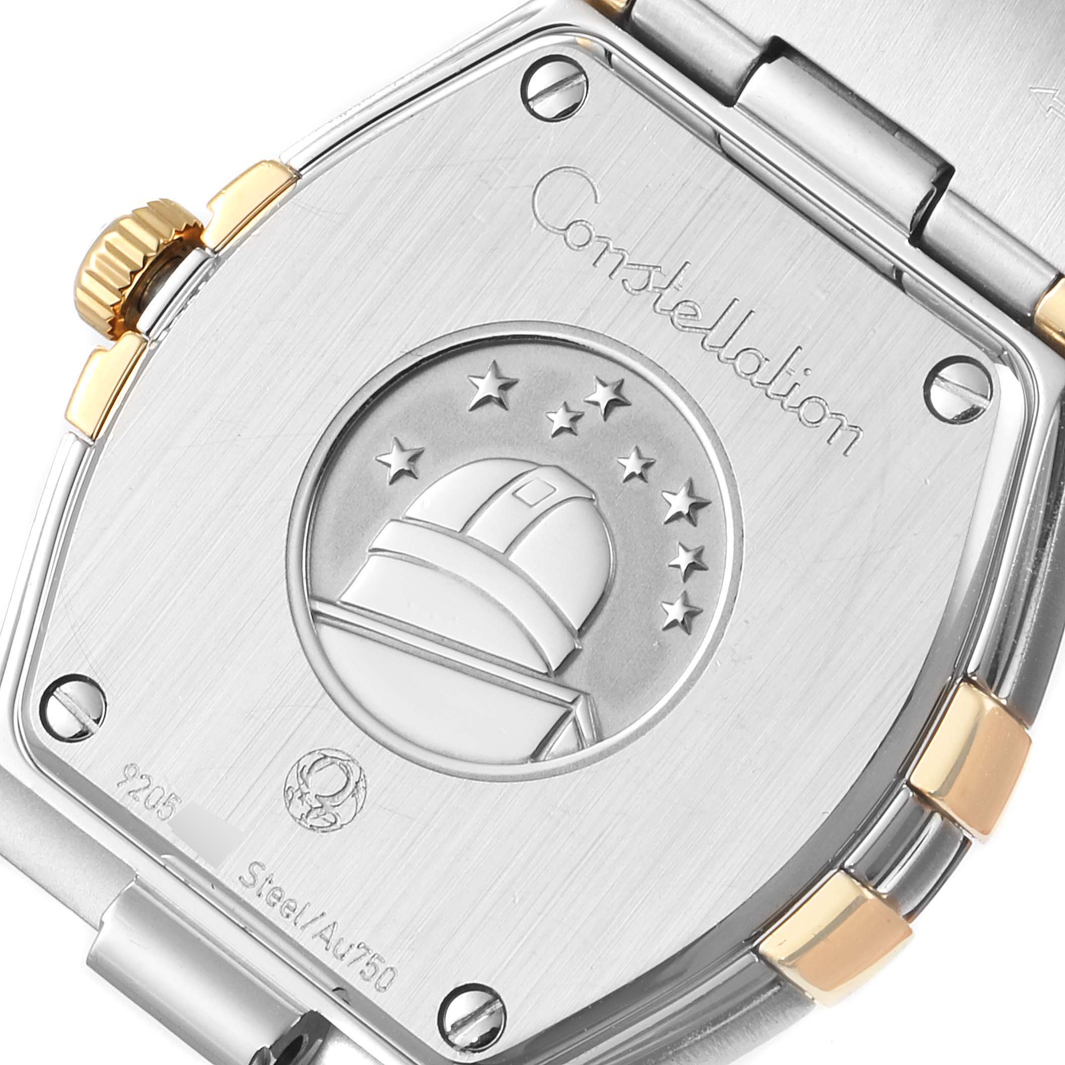 Omega Constellation Steel Yellow Gold Diamond Ladies Watch 123.25.24.60.52.001