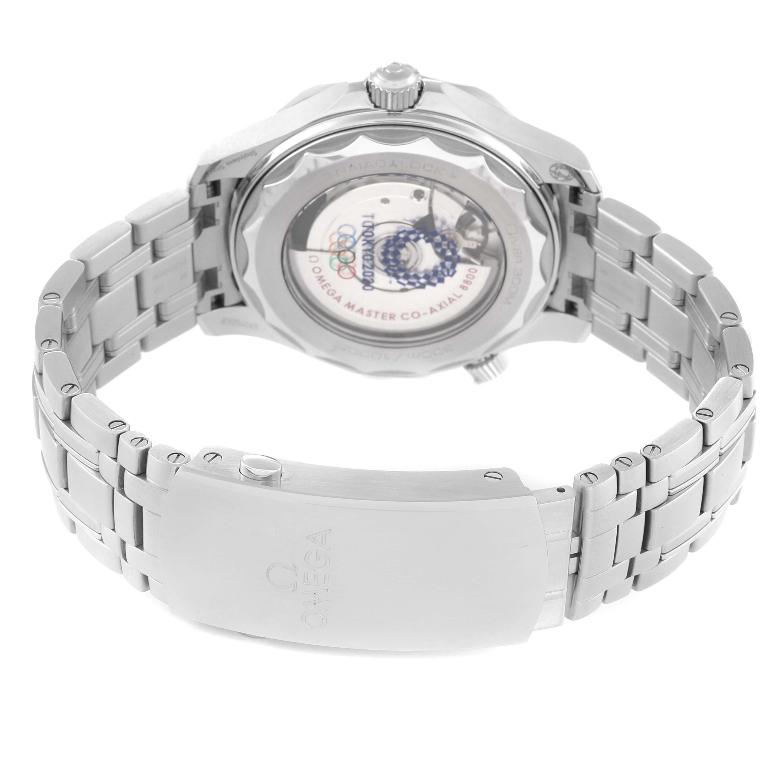 Omega Seamaster Tokyo 2020 LE Steel Mens Watch 522.30.42.20.04.001 Box Card