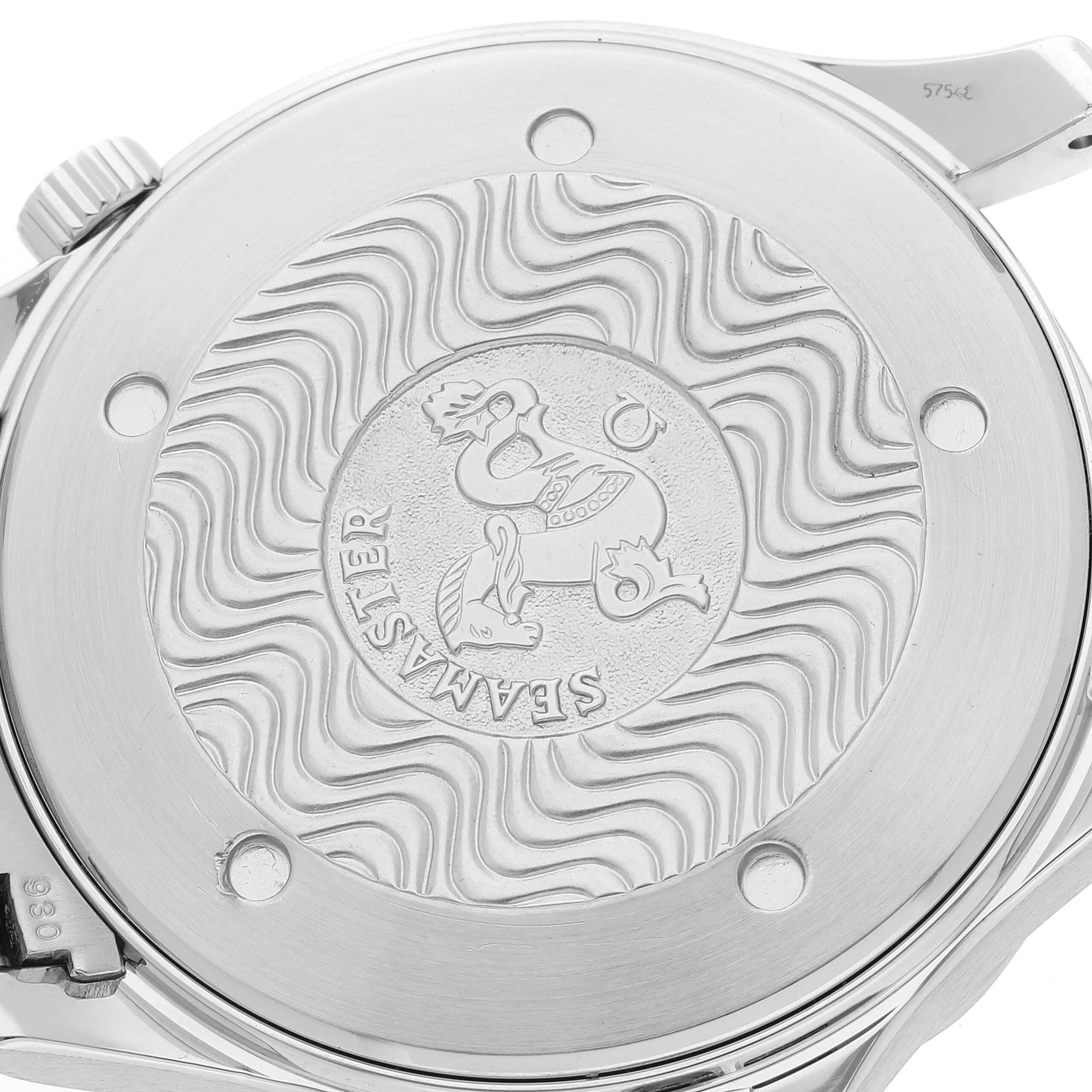 Omega Seamaster Electric Blue Wave Dial Steel Mens Watch 2265.80.00