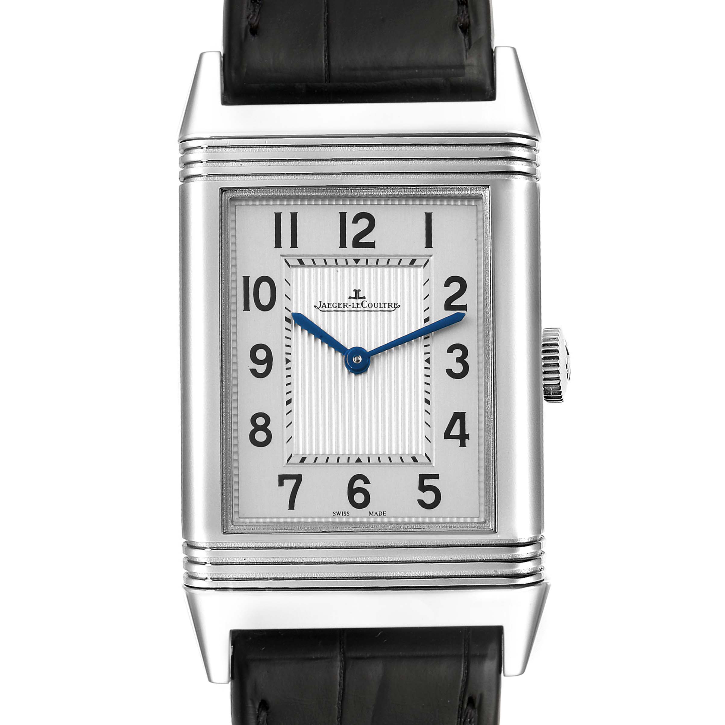 Jaeger LeCoultre Grande Reverso Ultra Thin Steel Mens Watch 277.8.62 Q2788520