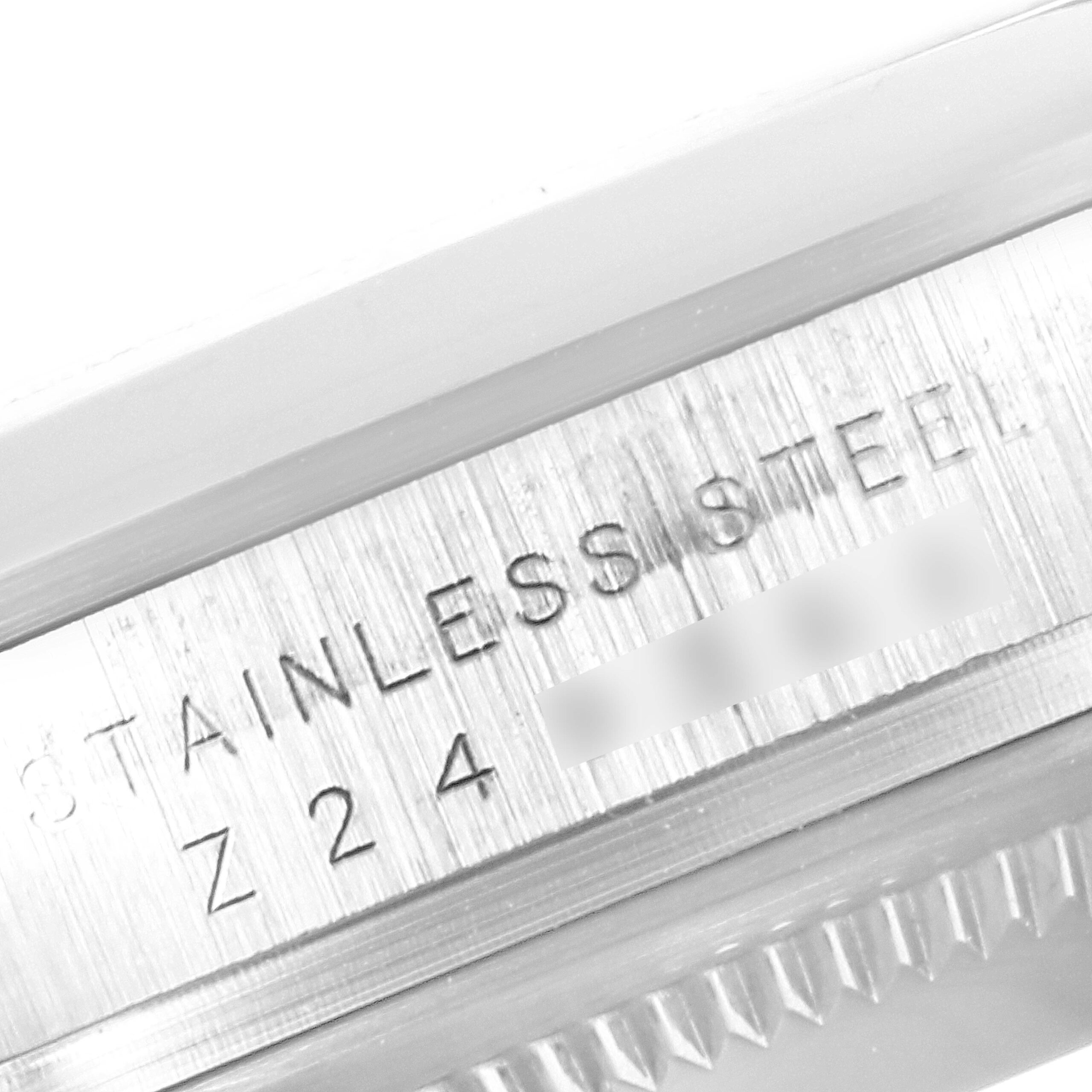 Rolex Explorer I Black Dial Stainless Steel Mens Watch 114270 Box Card