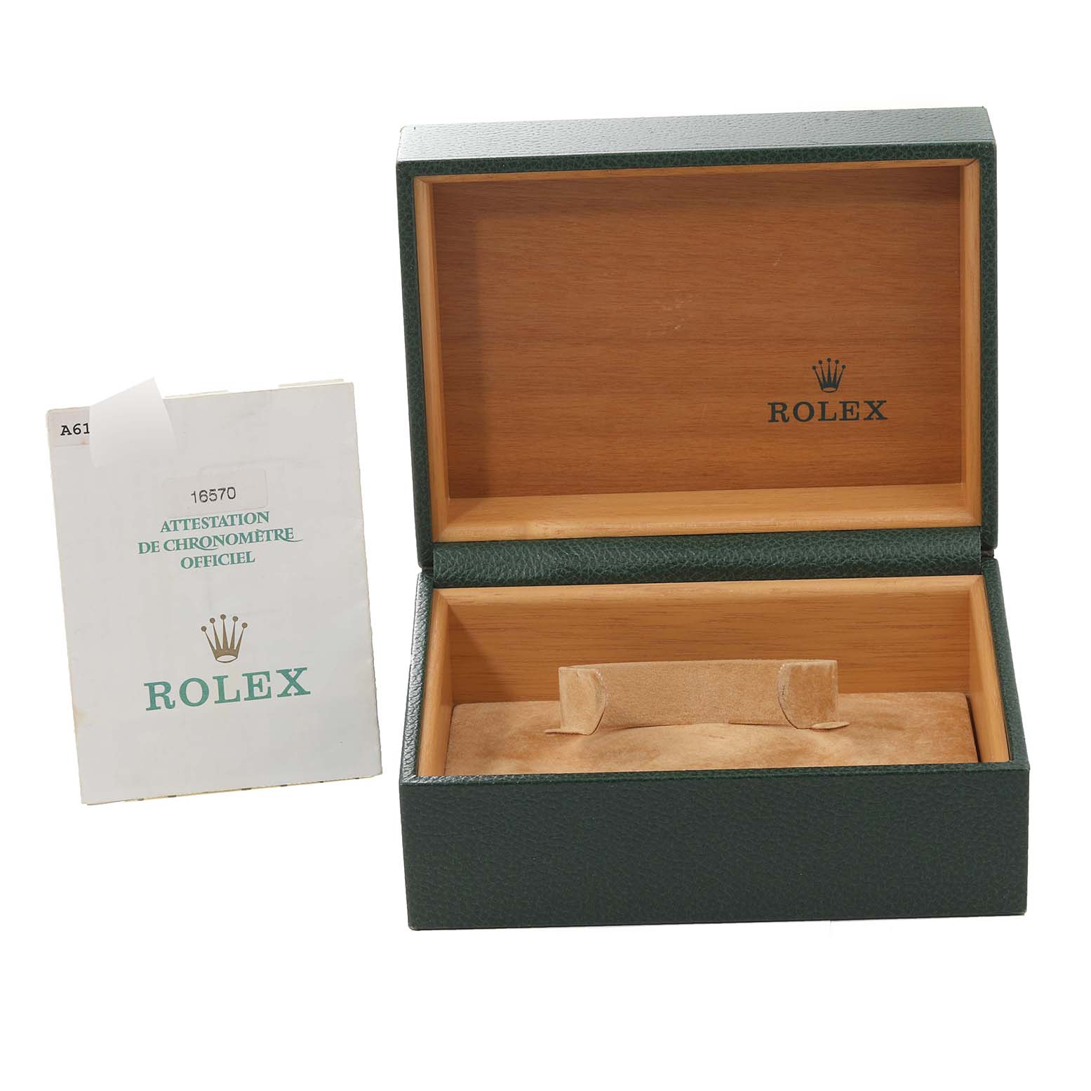 Rolex Explorer II Black Dial Parachrom Hairspring Mens Watch 16570 Box Papers