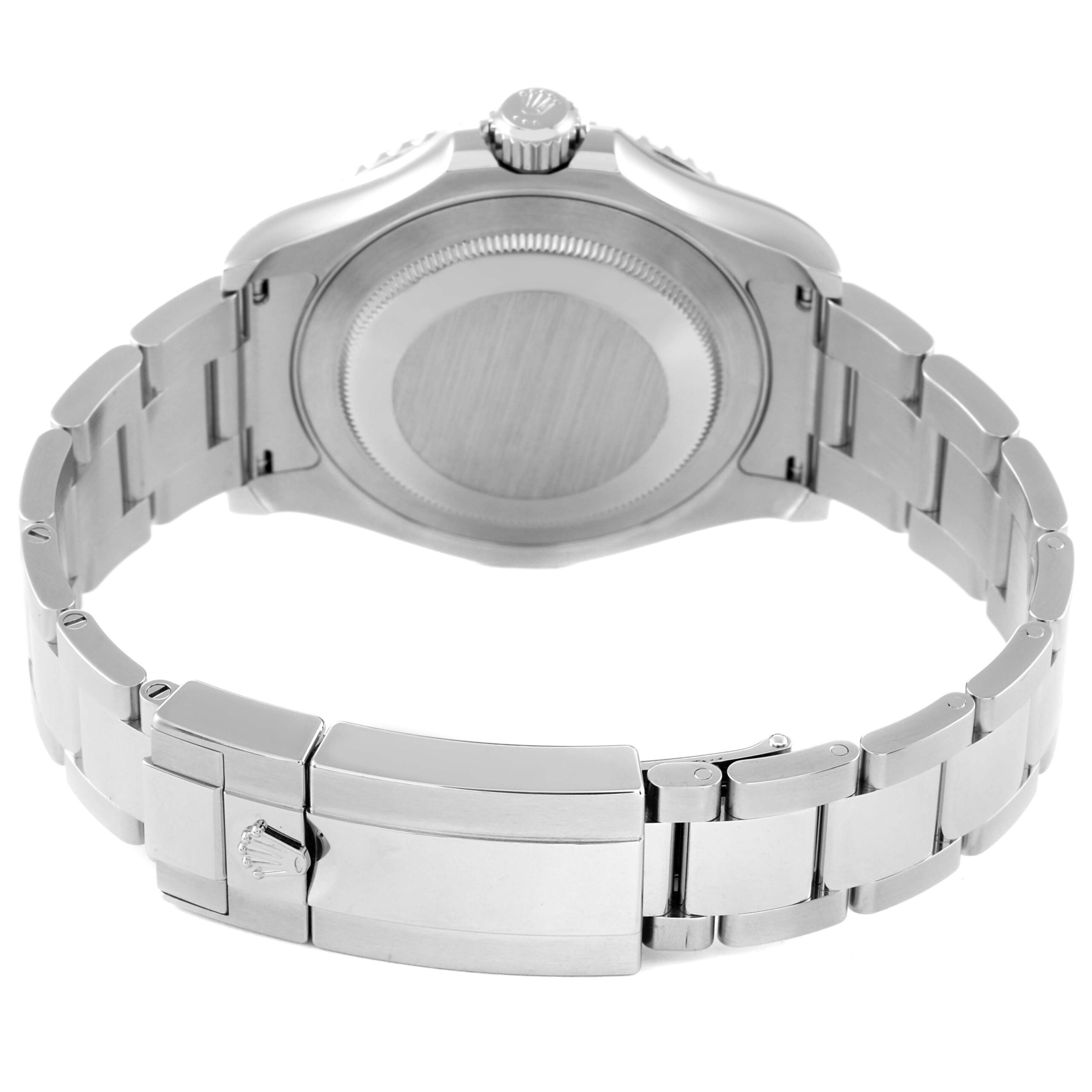 Rolex Yachtmaster Steel Platinum Blue Dial Mens Watch 126622 Box Card