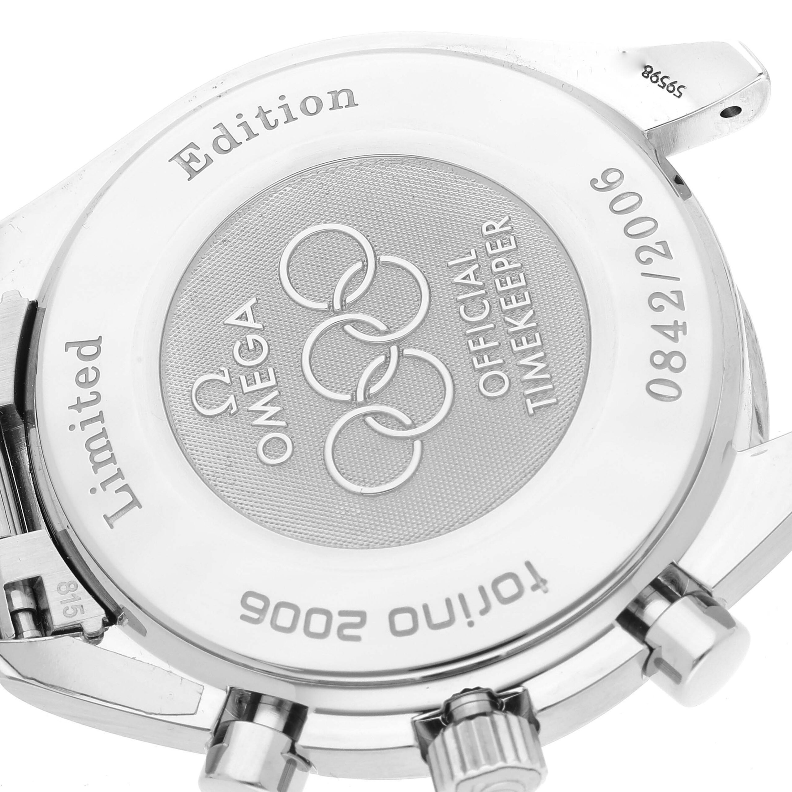 Omega Speedmaster Torino Olympics Limited Edition Mens Watch 3538.30.00 Box Card