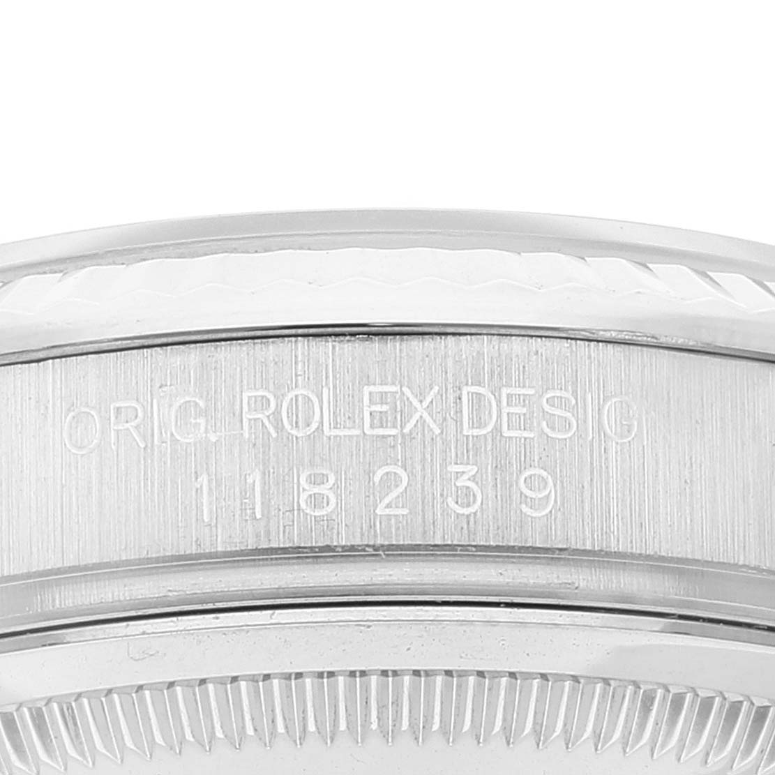 Rolex President Day-Date White Gold Diamond Dial Mens Watch 118239