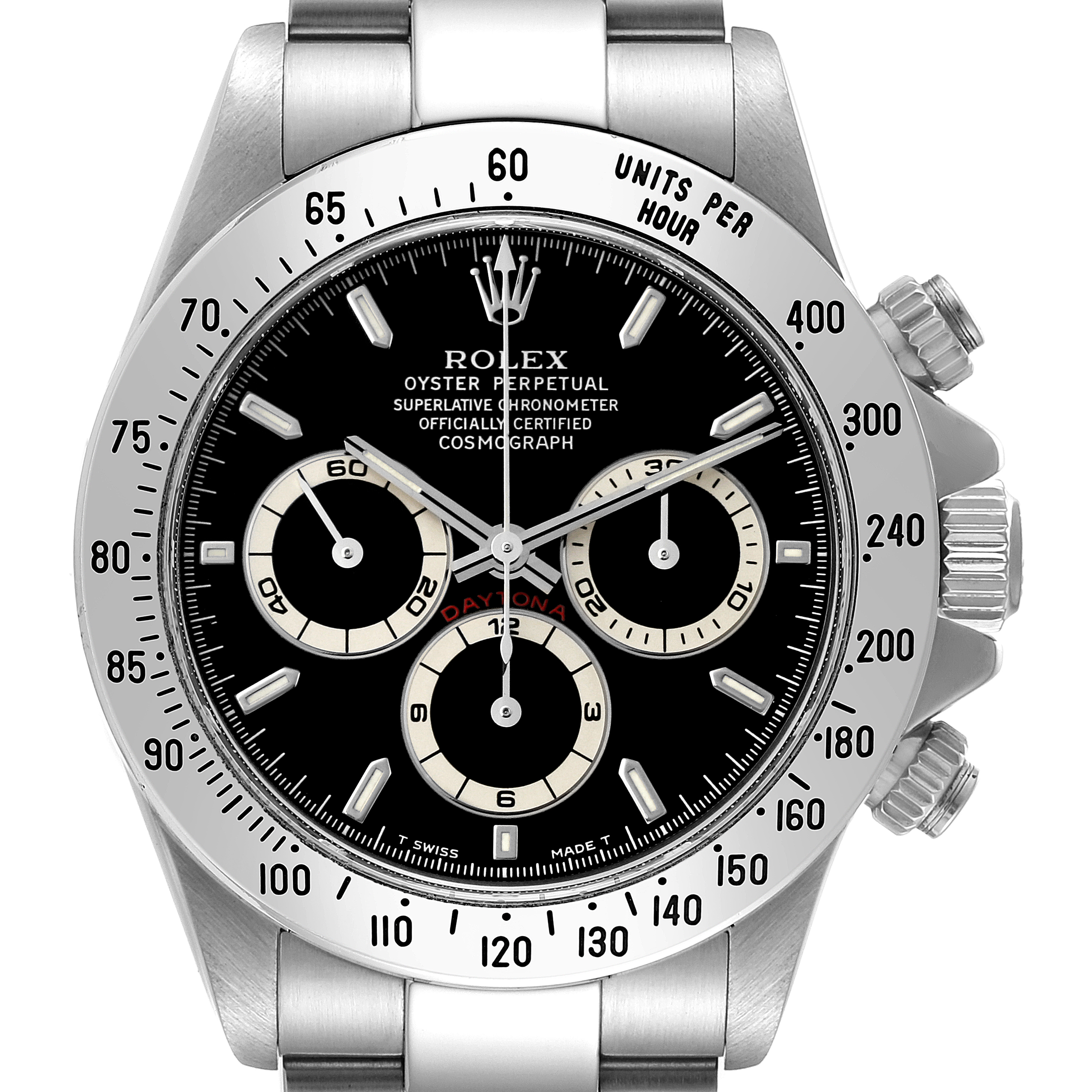 Rolex Cosmograph Daytona Zenith Movement Steel Mens Watch 16520