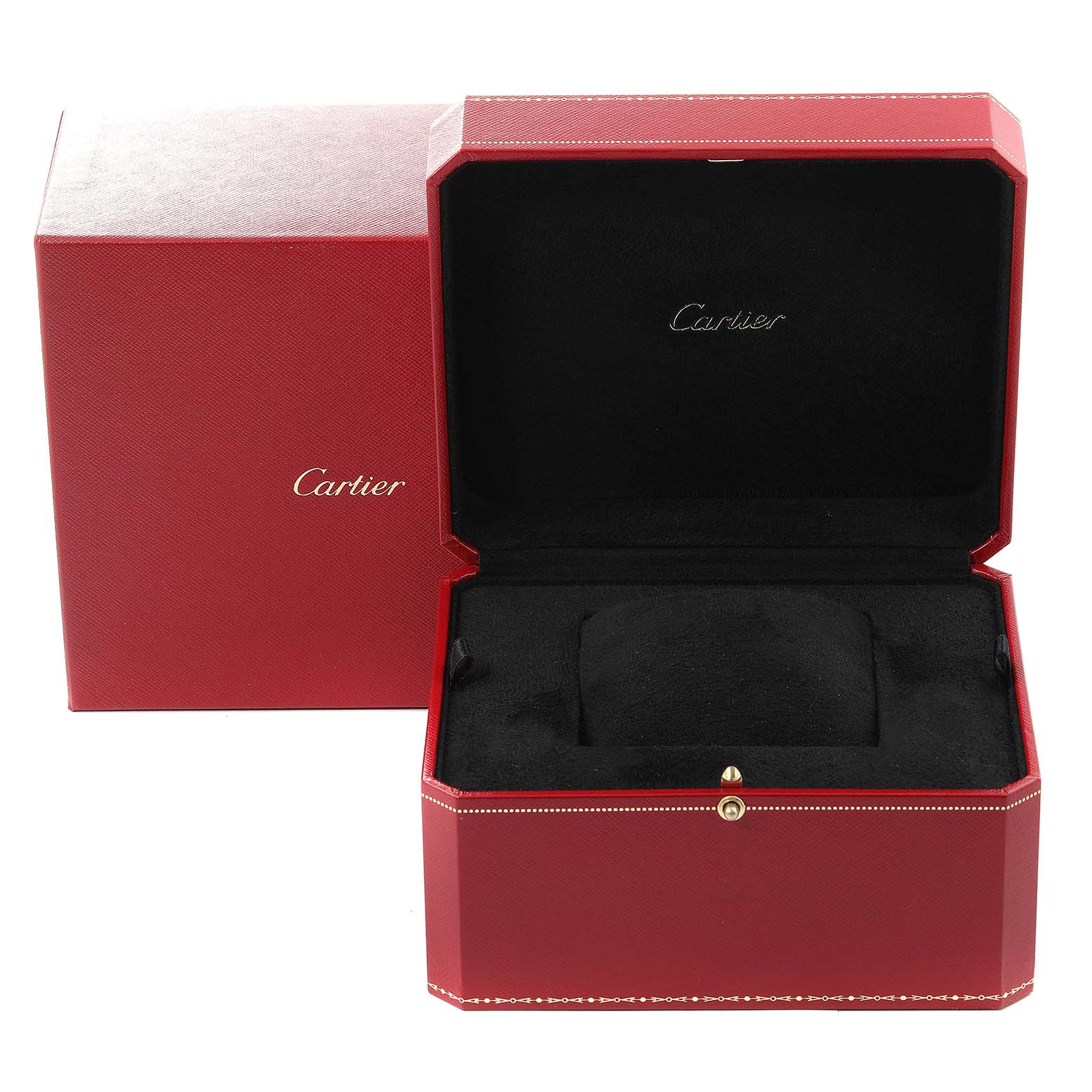 Cartier Tank Solo XL Rose Gold Silver Dial Mens Watch W5200026