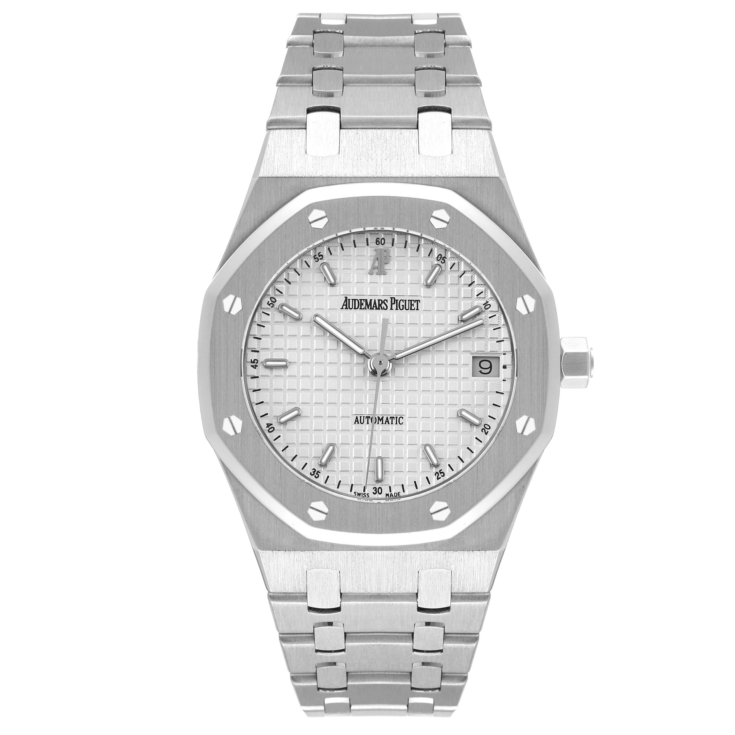 Audemars Piguet Royal Oak White Dial Steel Mens Watch 14790ST