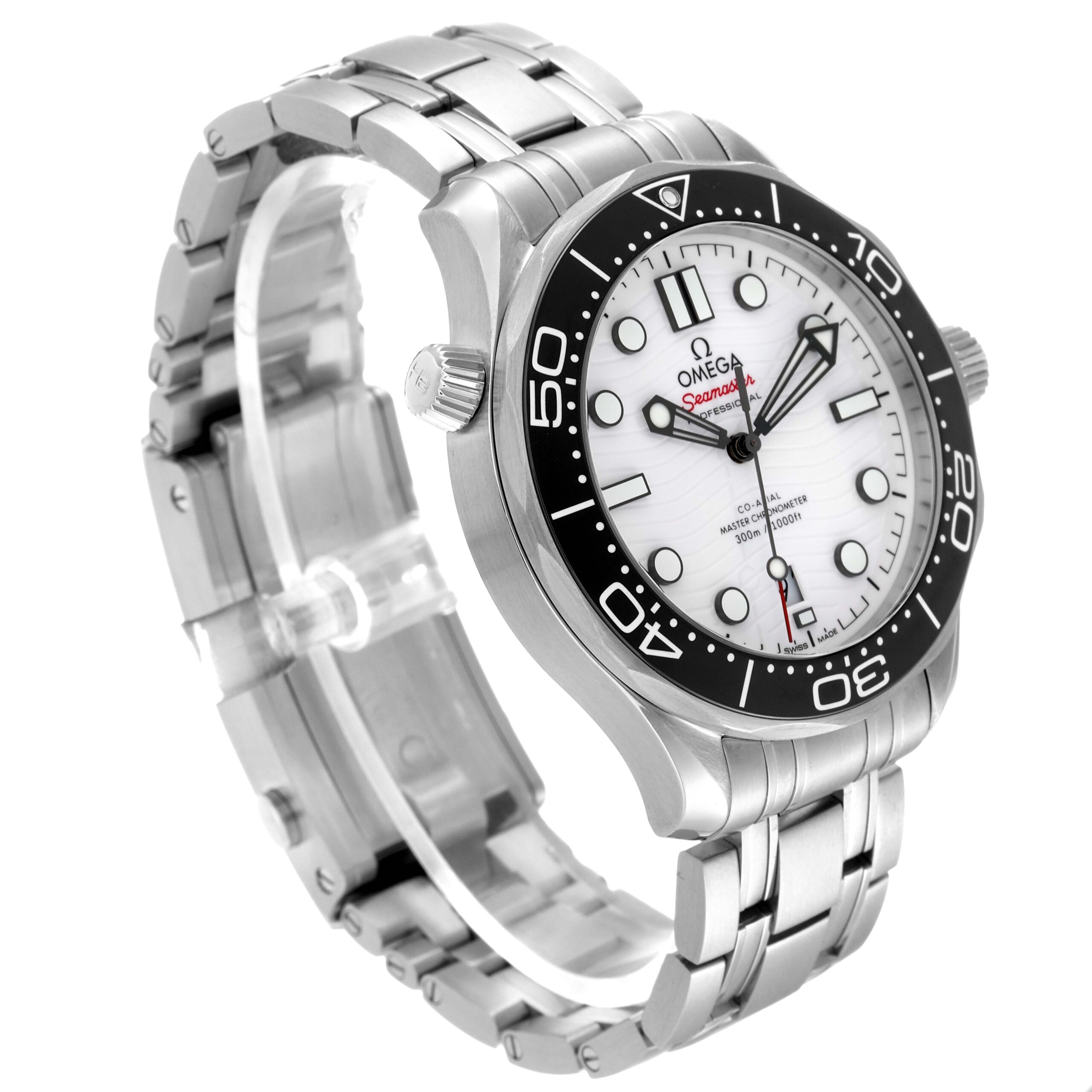 Omega Seamaster Diver 300M Co-Axial Mens Watch 210.30.42.20.04.001 Box Card