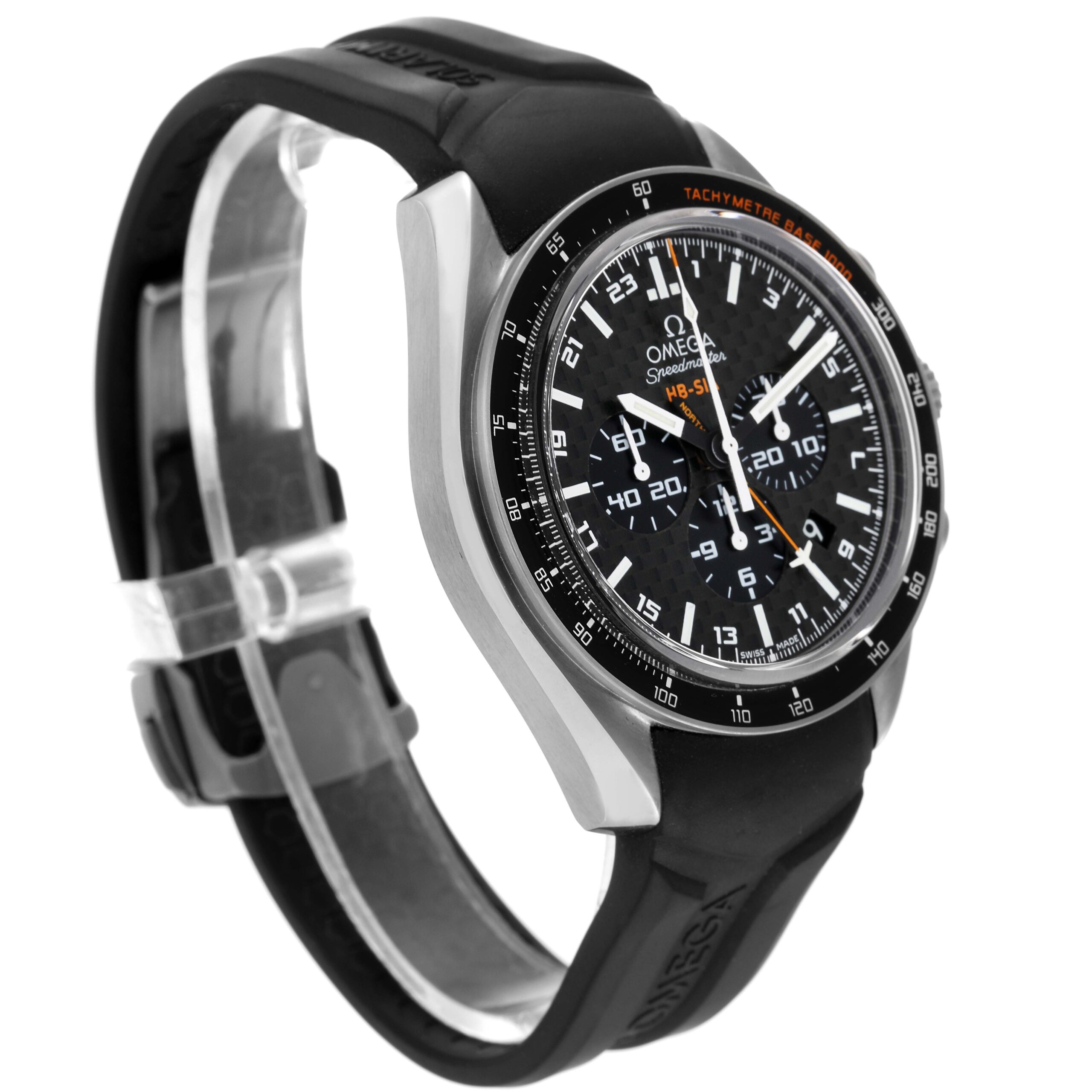 Omega Speedmaster HB-SIA GMT Titanium Watch 321.92.44.52.01.001 Box Card