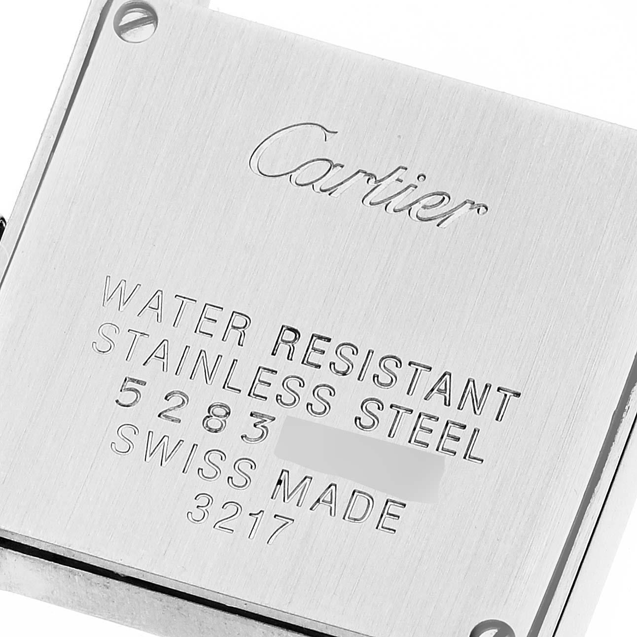 Cartier Tank Francaise Steel Rose Gold Diamond Ladies Watch WE110004