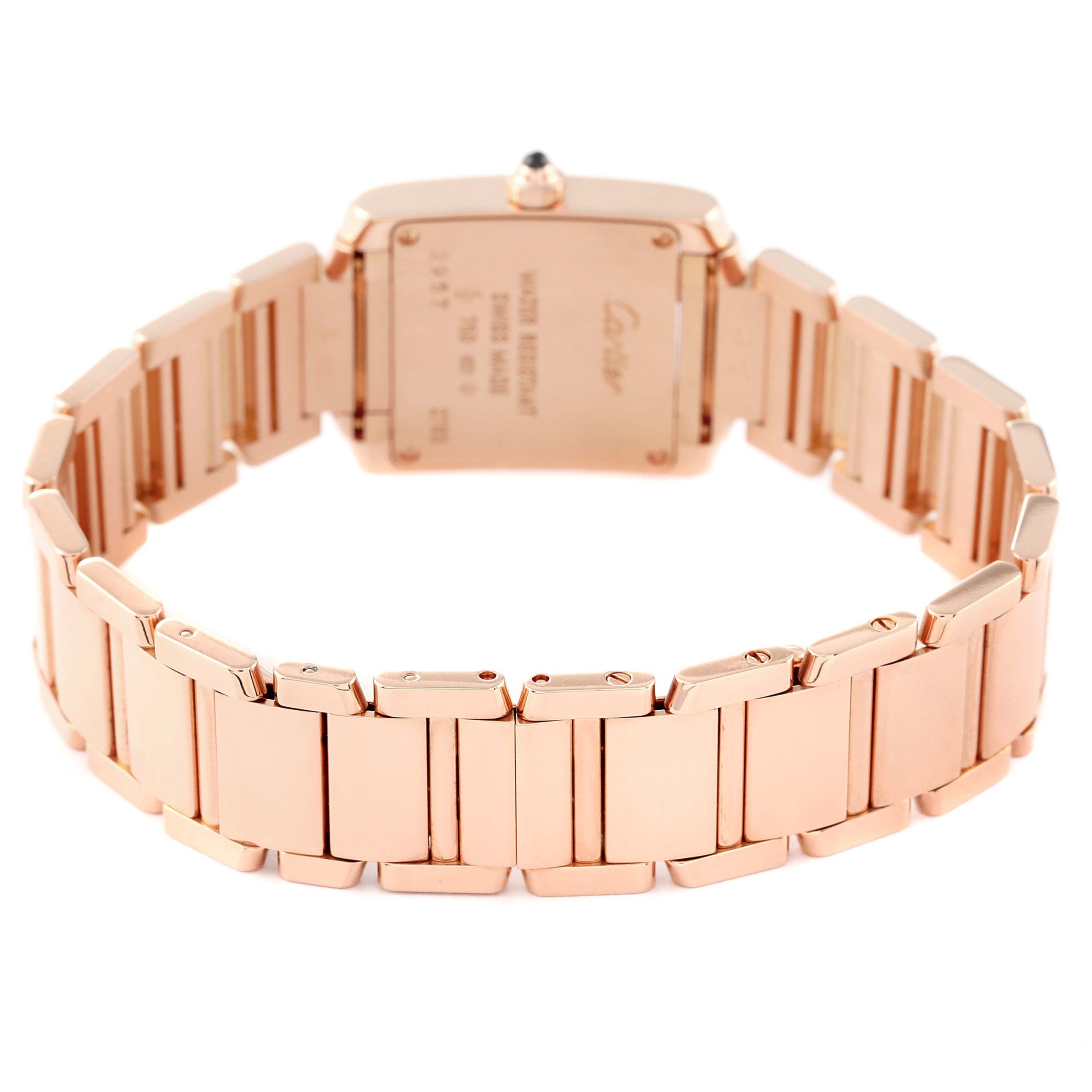Cartier Tank Francaise 18k Rose Gold Quartz Ladies Watch W500264H