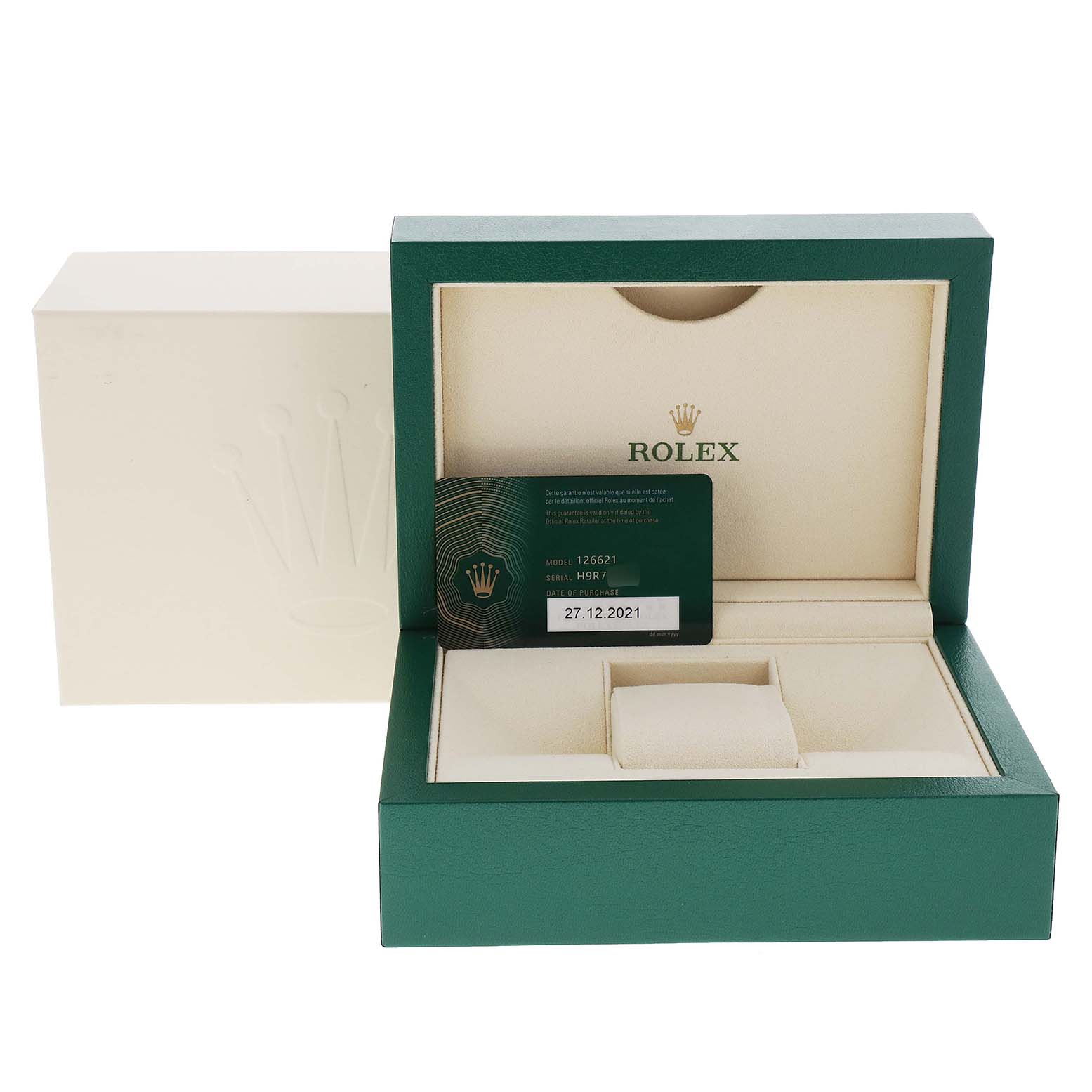 Rolex Yachtmaster Rose Gold Steel Mens Watch 126621 Unworn