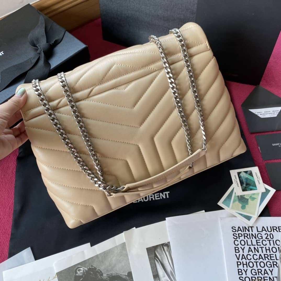 YSL Loulou Medium Quilted “Y” Leather Replica Bag