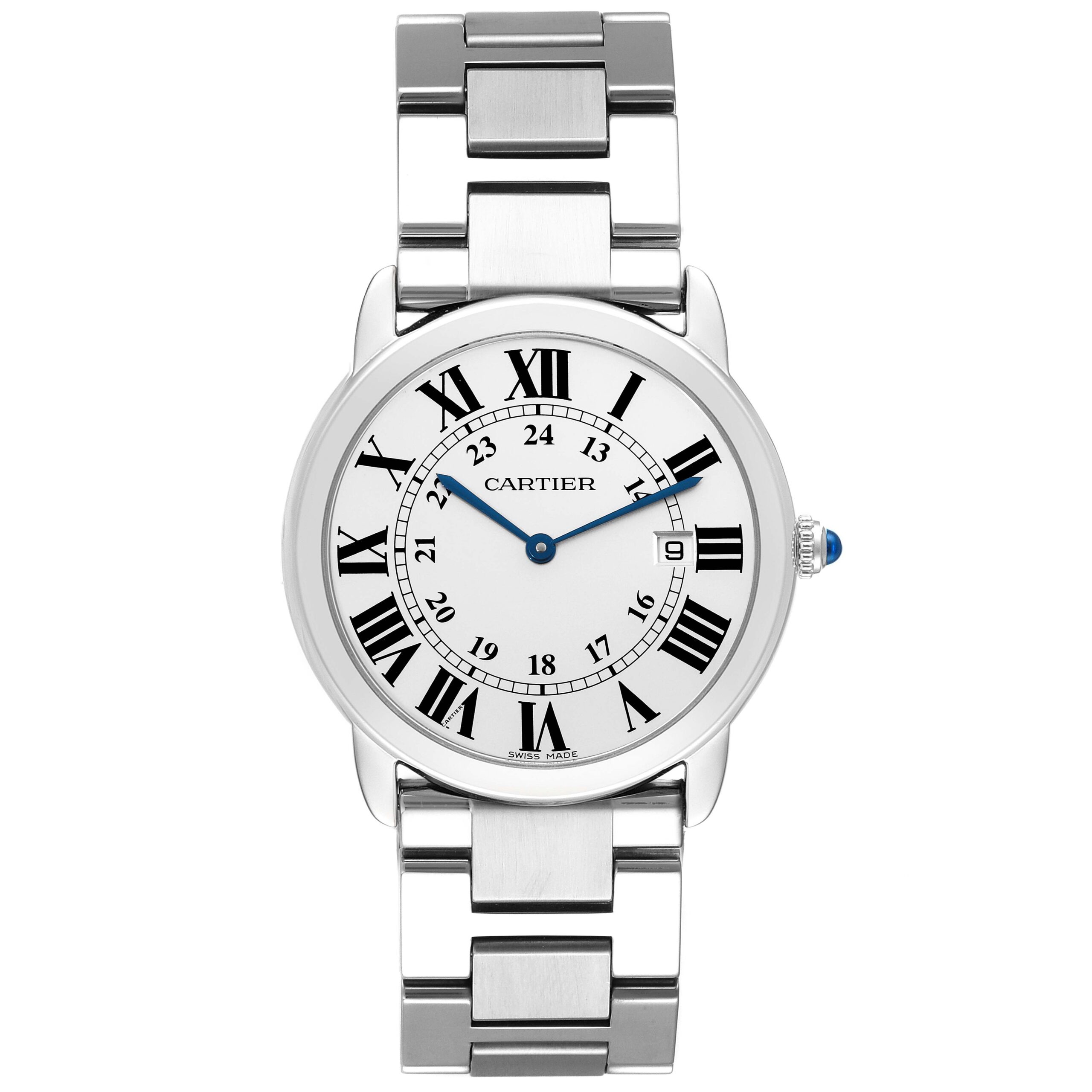 Cartier Ronde Solo Large 36mm Stainless Steel Mens Watch W6701005
