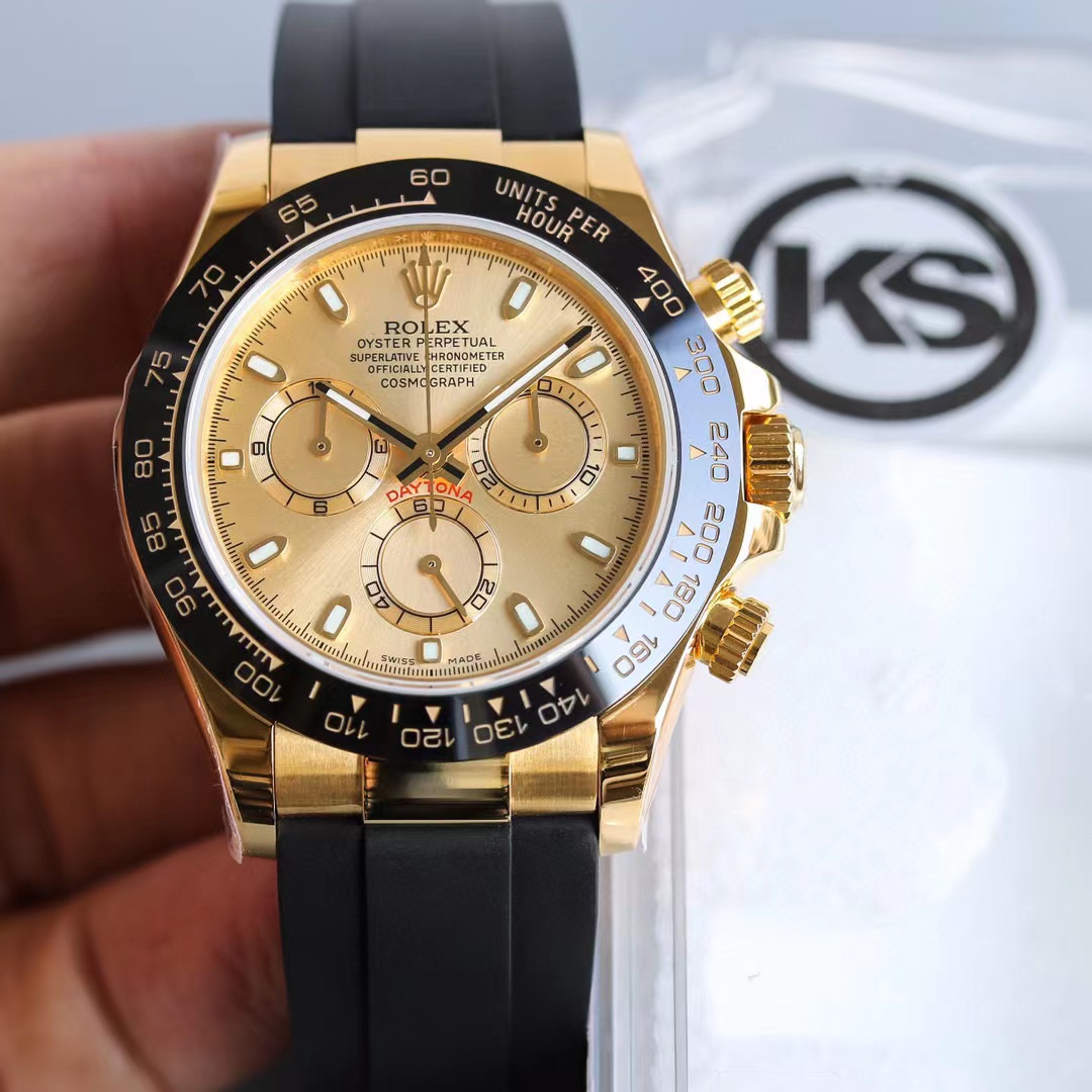 Rolex Daytona Steel 18k Yellow Gold Slate Dial Mens Watch 116523 Box Papers