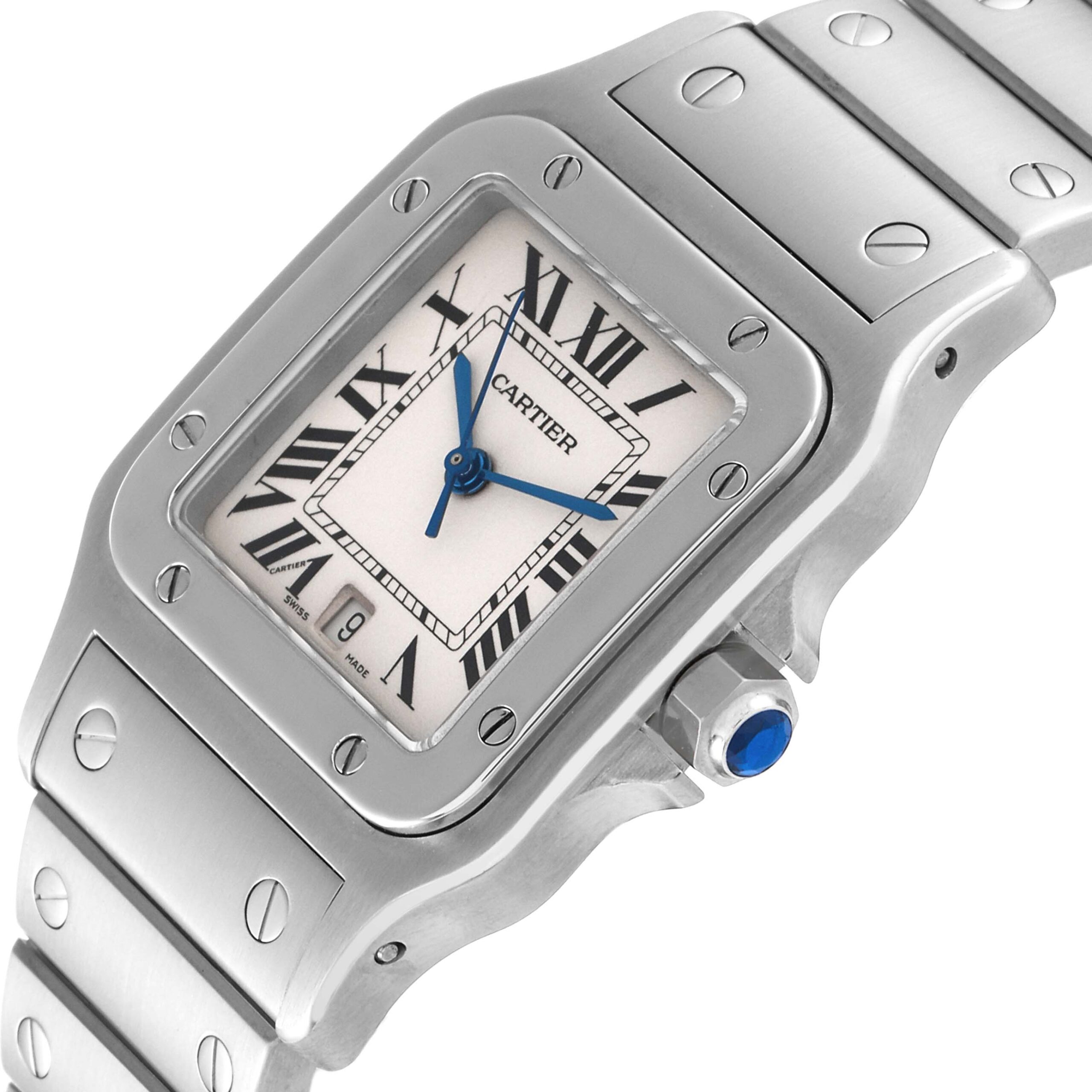Cartier Santos Galbee Stainless Steel Mens Watch W20060D6