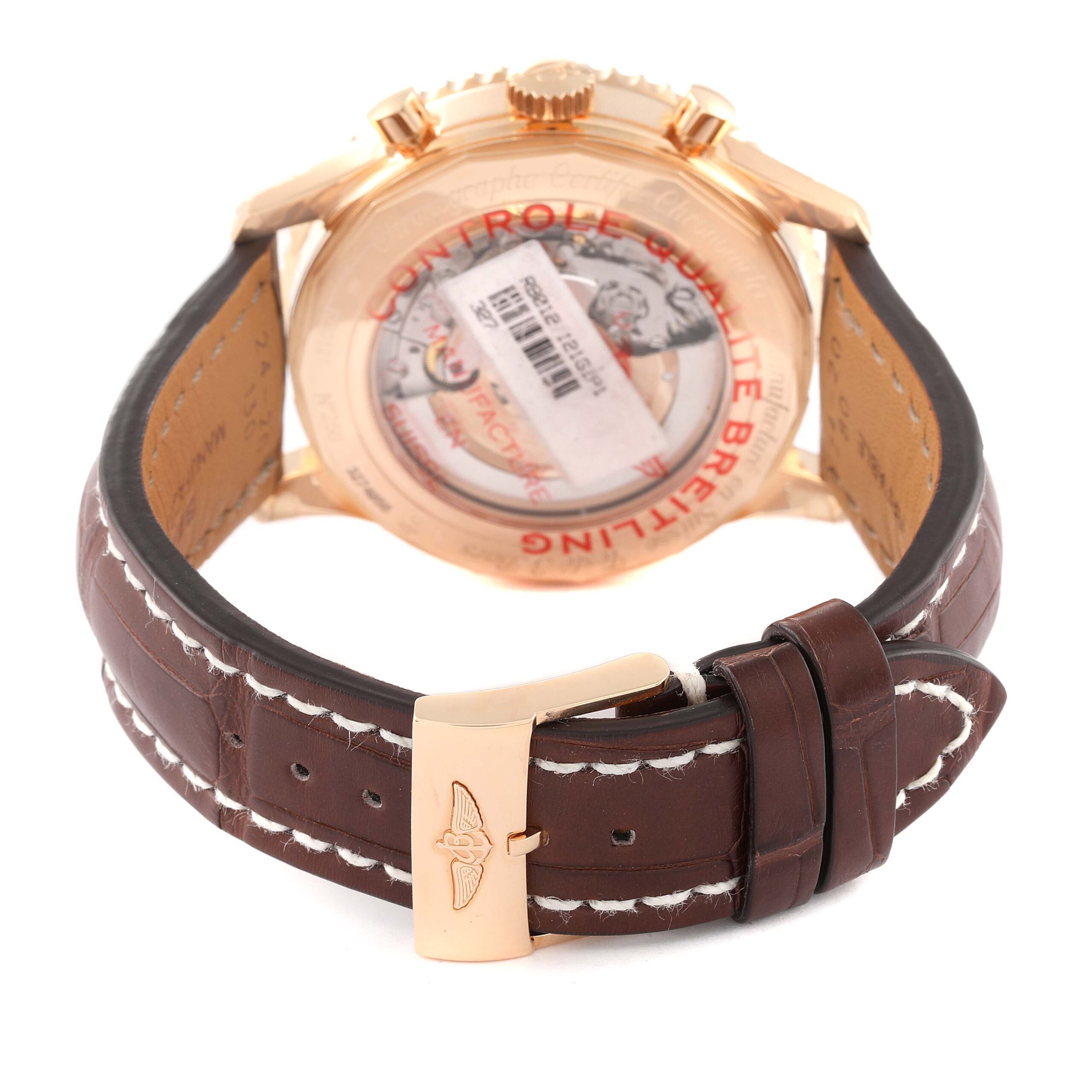 Breitling Navitimer Rose Gold Limited Edition Mens Watch RB0127 Unworn