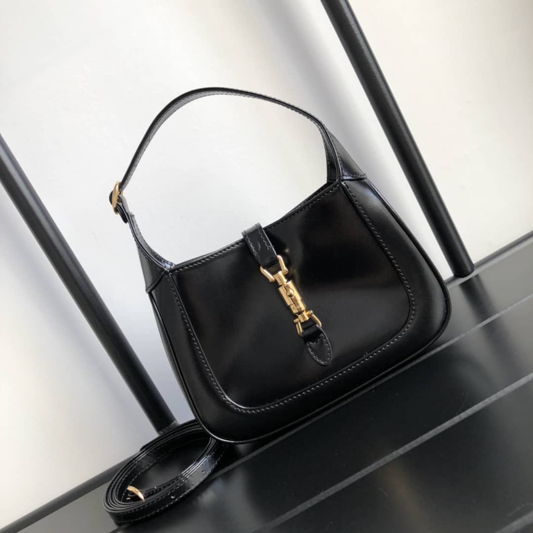 Gucci Jackie 1961 Mini Shoulder Bag Replica Black 637092