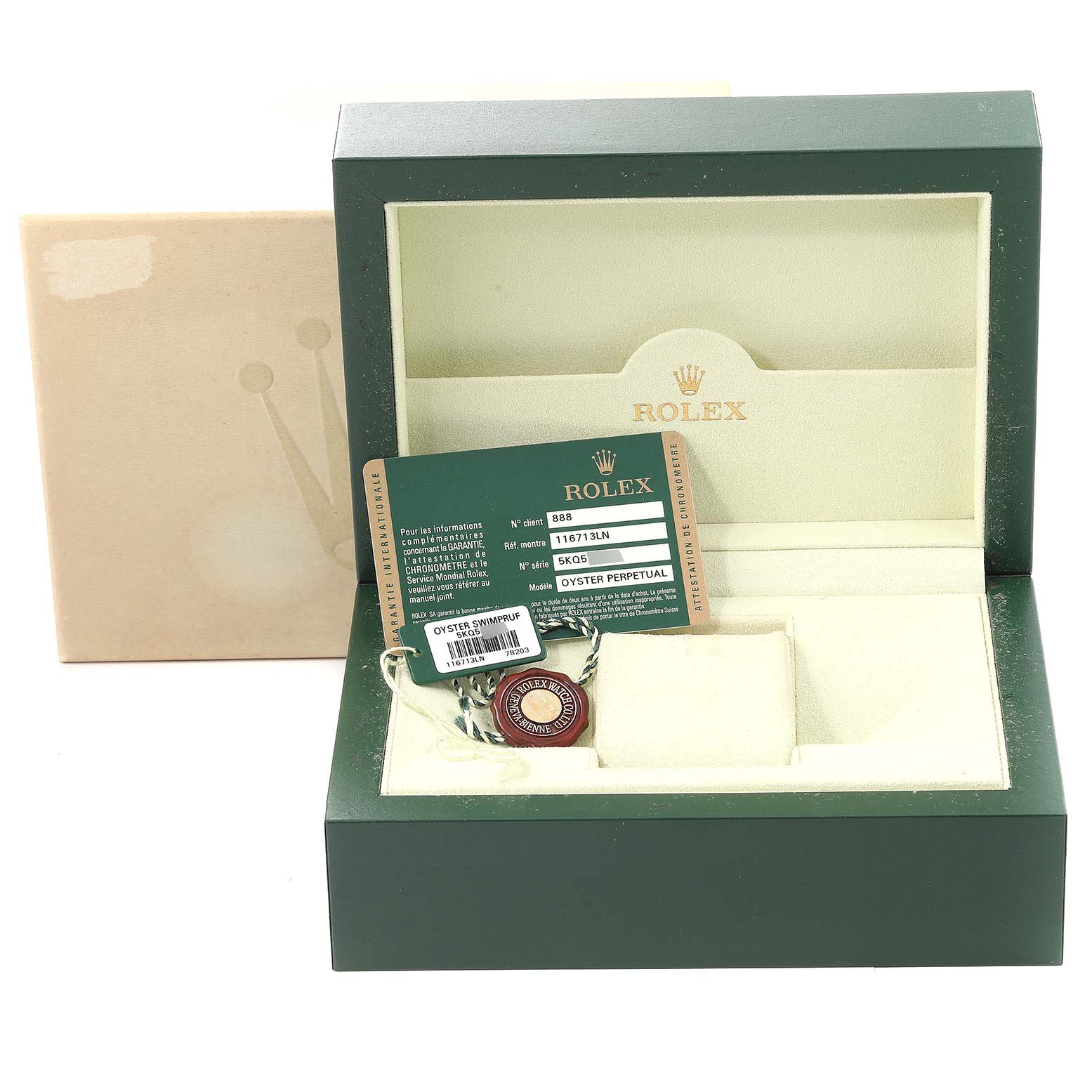 Rolex GMT Master II Yellow Gold Steel Black Dial Mens Watch 116713 Box Card