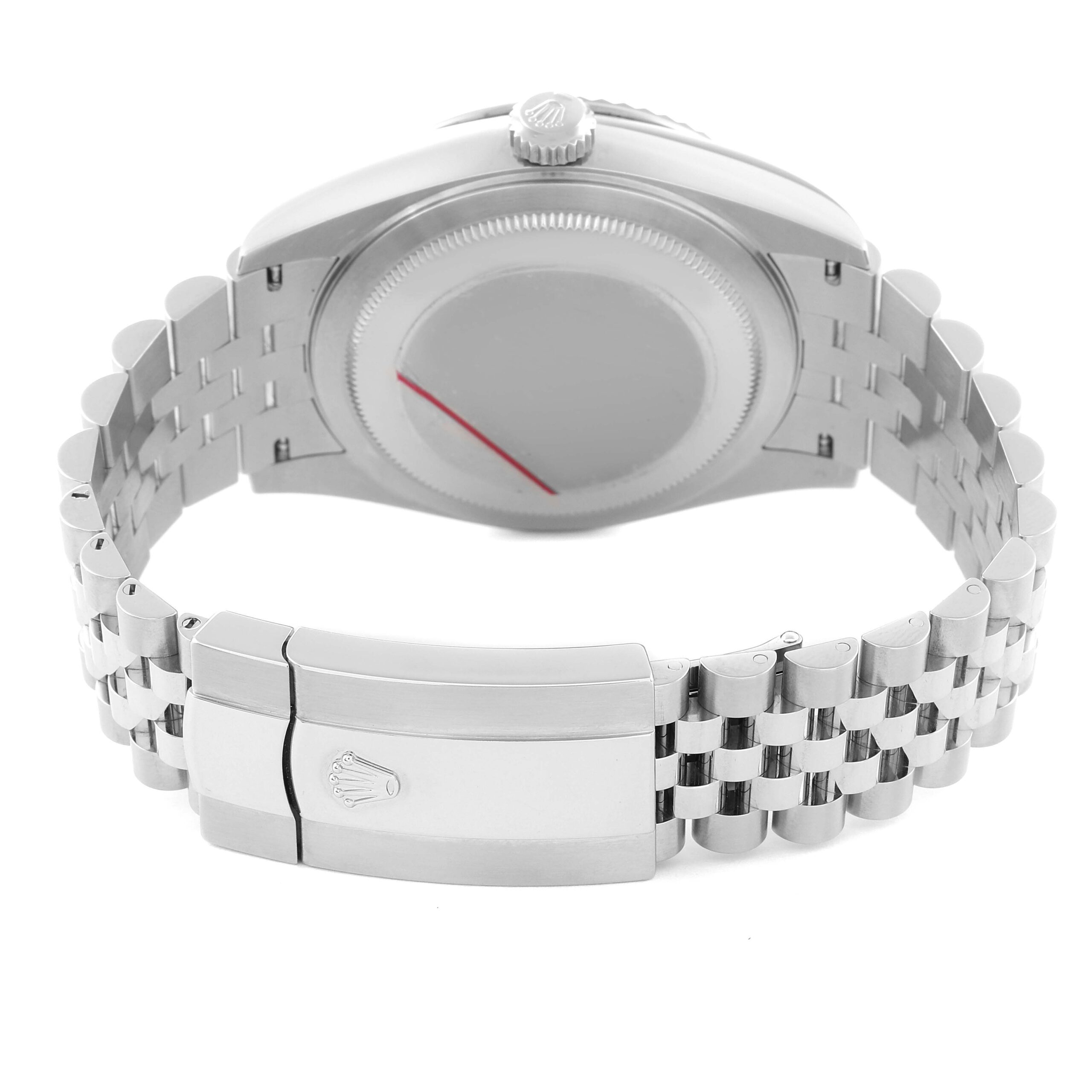 Rolex Sky-Dweller Blue Dial Steel White Gold Mens Watch 326934 Box Card