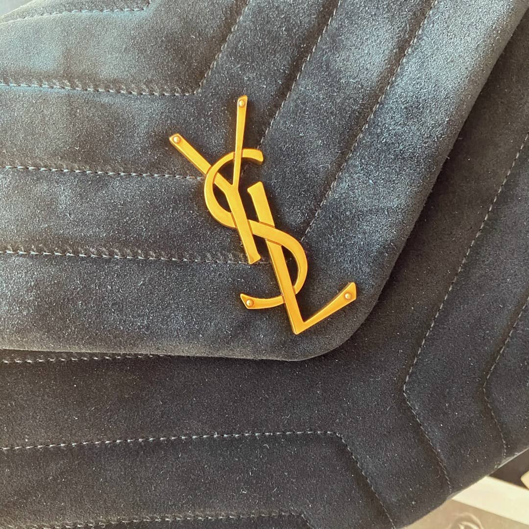 Saint Laurent Bag Dupe Loulou Monogram Quilted Velvet Shoulder Bag