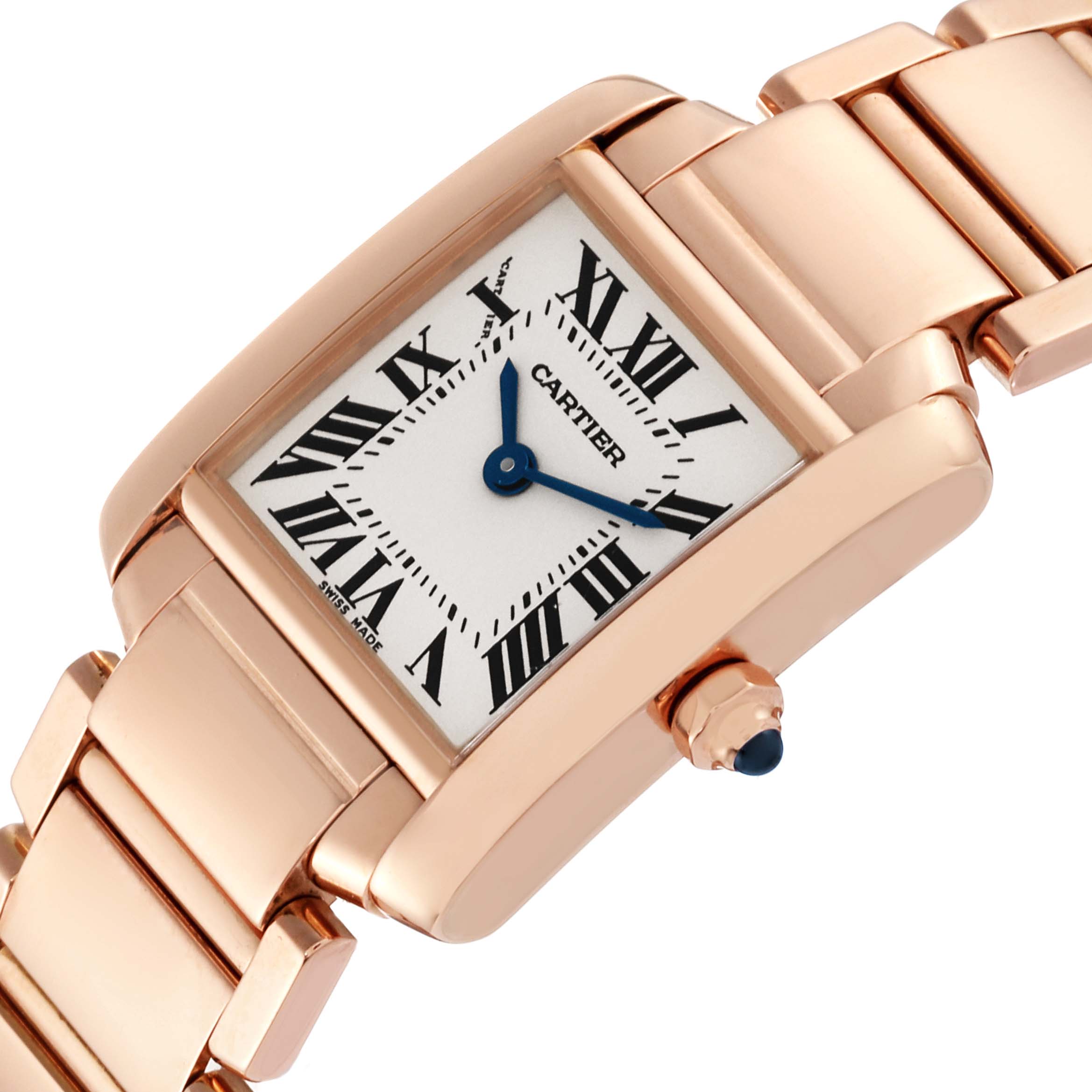 Cartier Tank Francaise 18k Rose Gold Quartz Ladies Watch W500264H