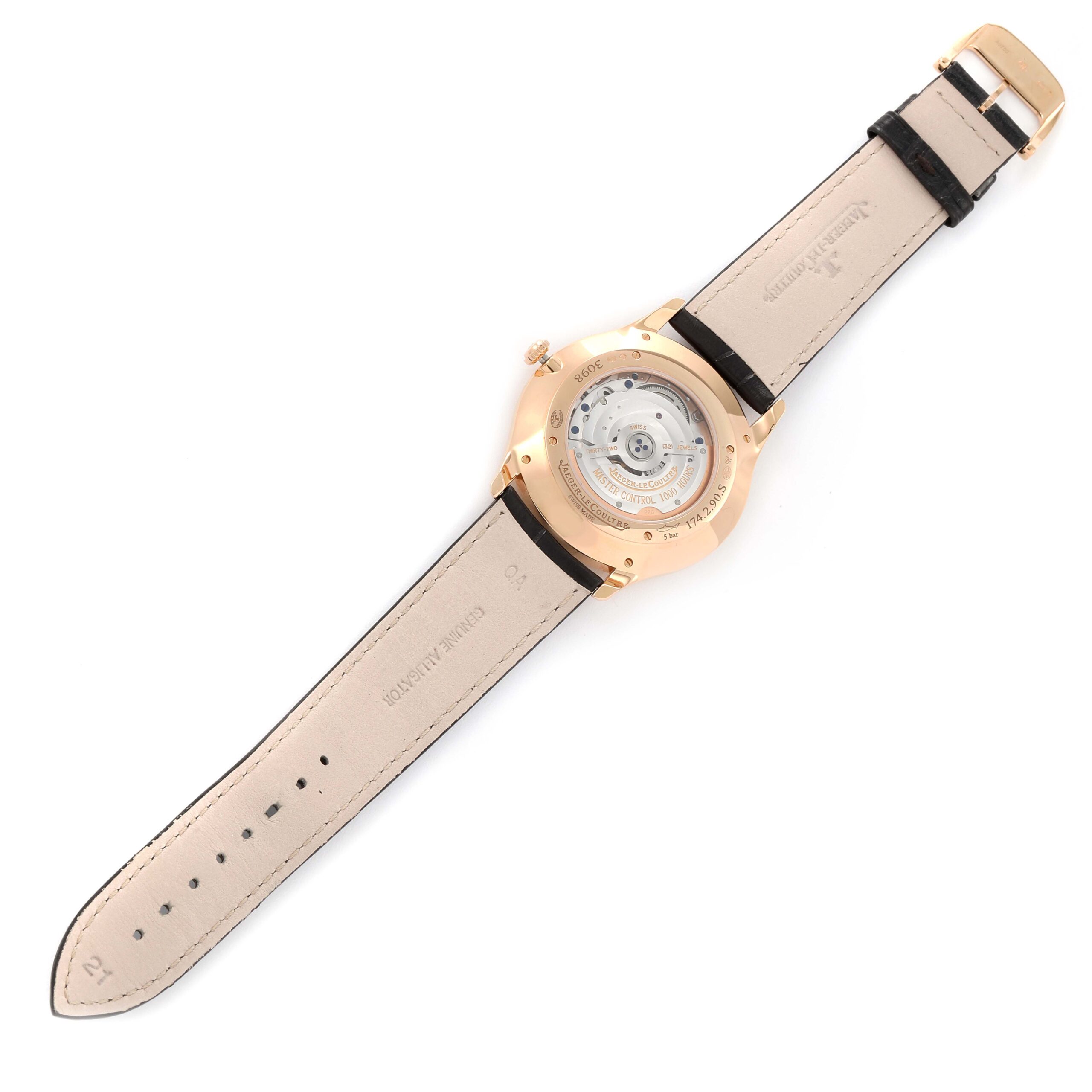 Jaeger Lecoultre Master Grande Ultra Thin Rose Gold Mens Watch Q1352520