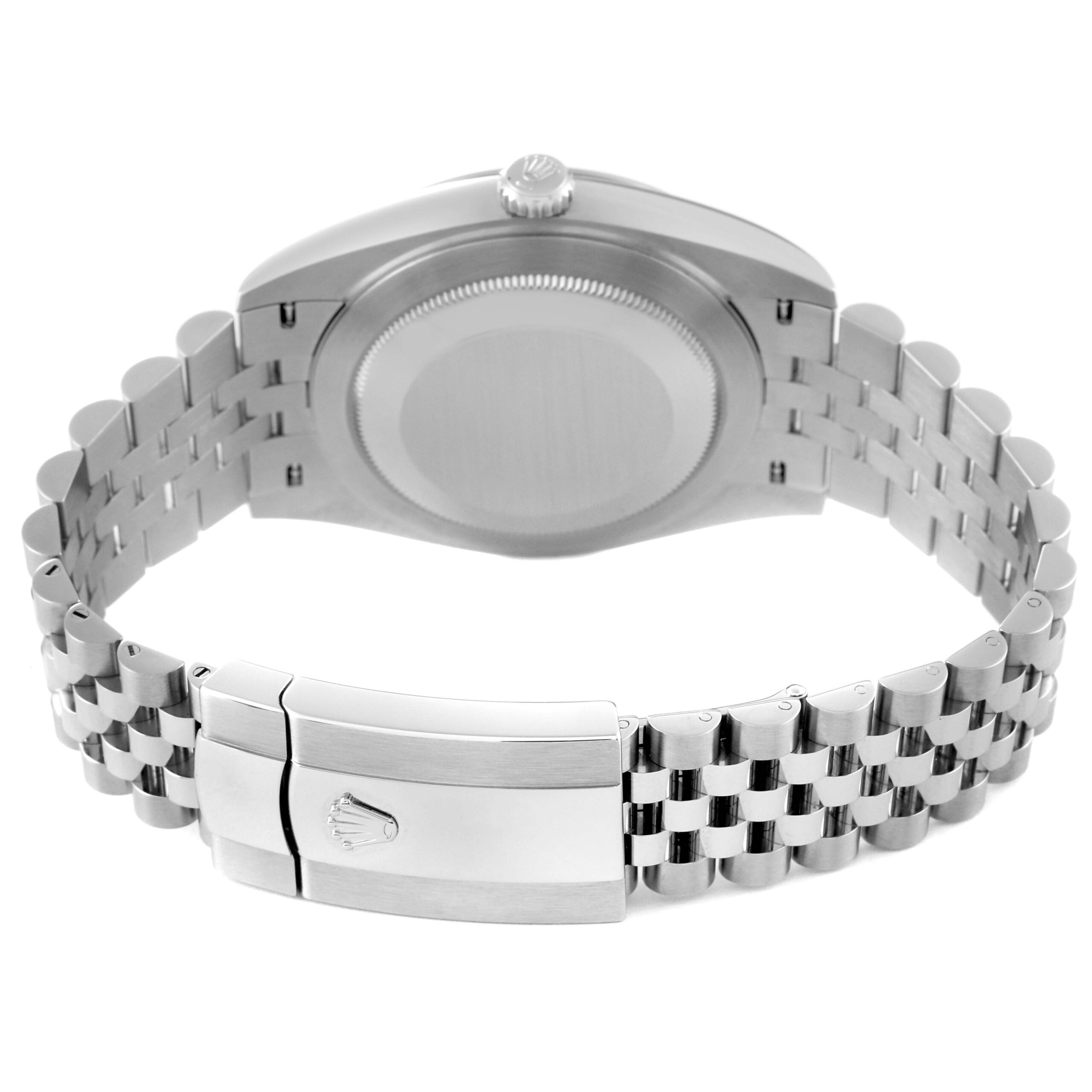 Rolex Datejust 41 White Dial Stainless Steel Mens Watch 126300 Unworn