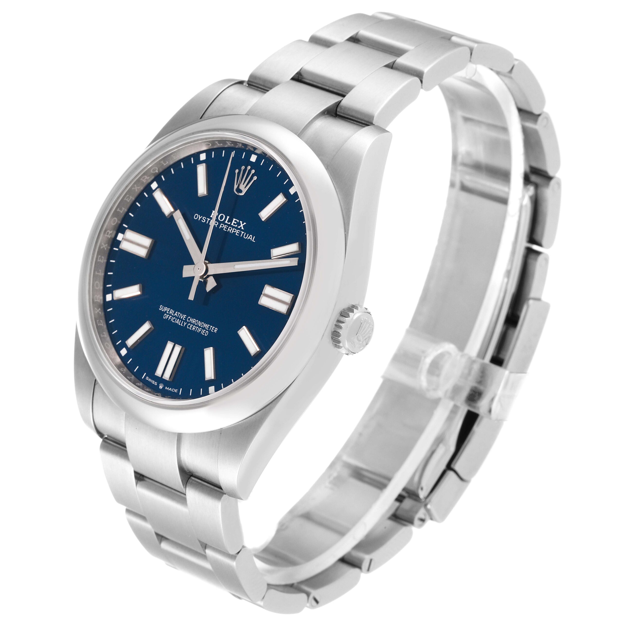 Rolex Oyster Perpetual 41mm Automatic Steel Mens Watch 124300 Box Card