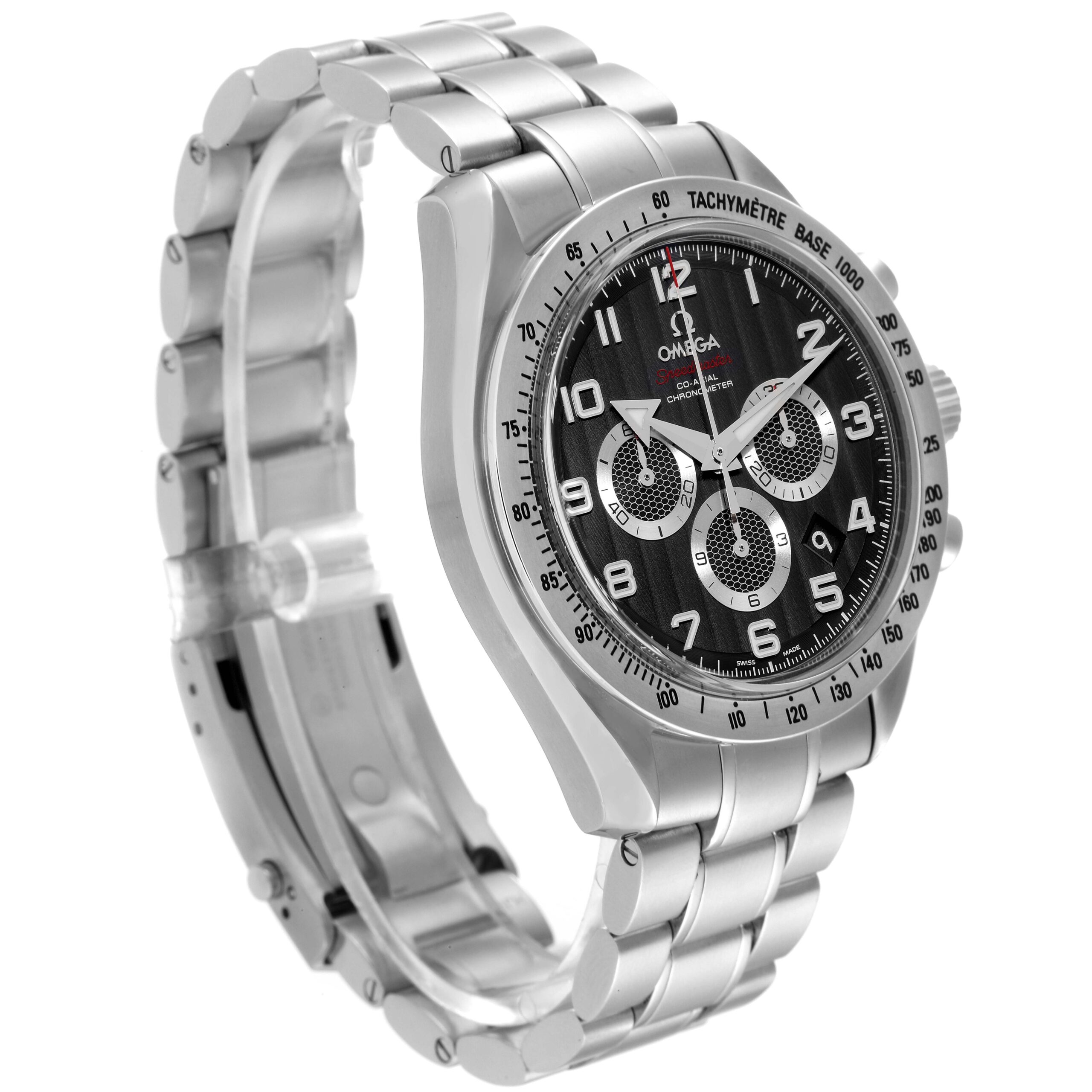 Omega Speedmaster Broad Arrow Black Dial Mens Watch 321.10.44.50.01.001 Box Card