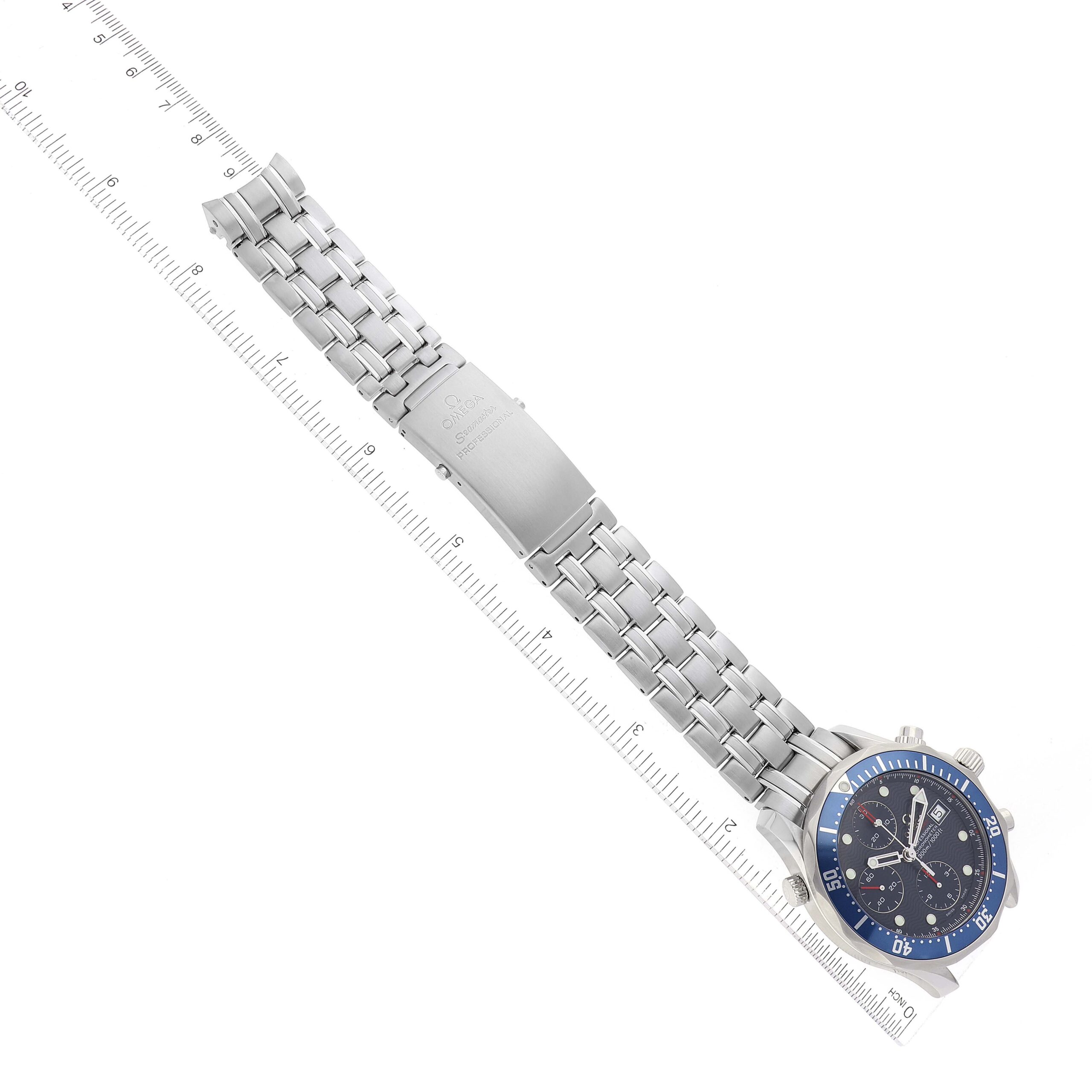 Omega Seamaster 300m Chronograph Automatic Watch 2225.80.00 Box Card