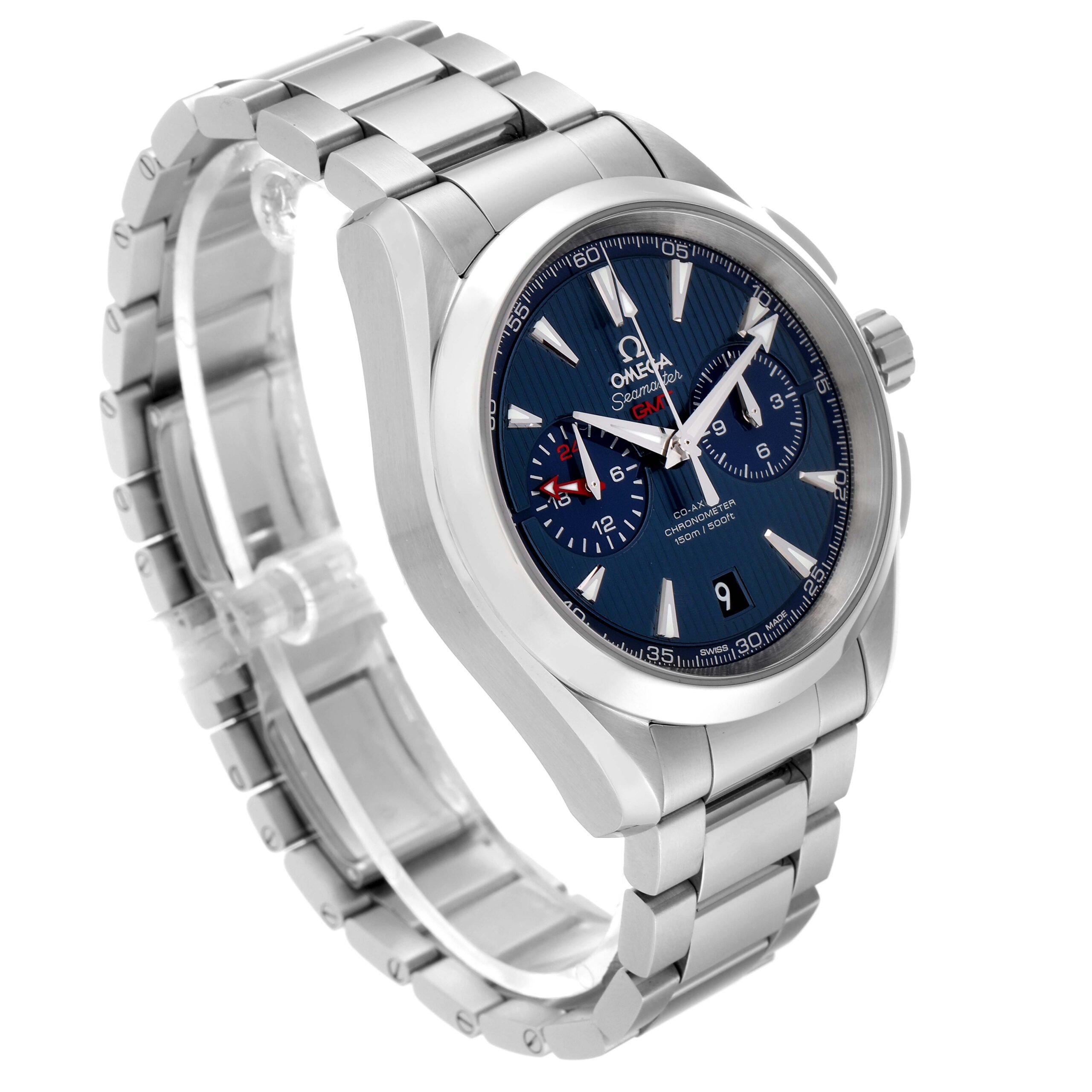 Omega Seamaster Aqua Terra GMT Mens Watch 231.10.43.52.03.001 Box Card