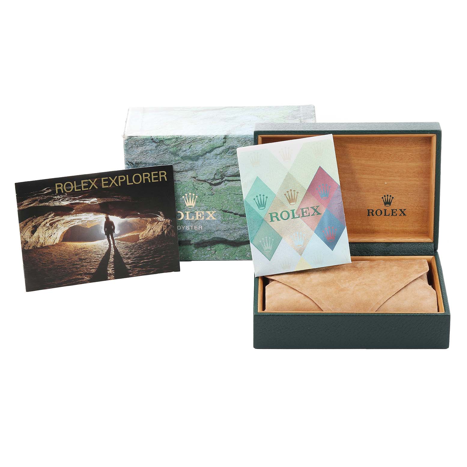 Rolex Explorer II Black Dial Automatic Steel Mens Watch 16570 Box Papers