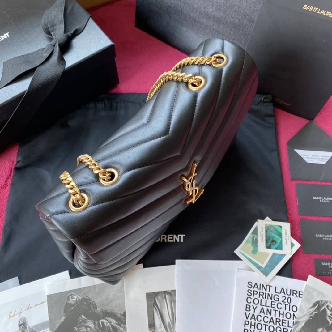 Saint Laurent Bag Dupe  Loulou Medium Quilted “Y” Leather Replica Bag