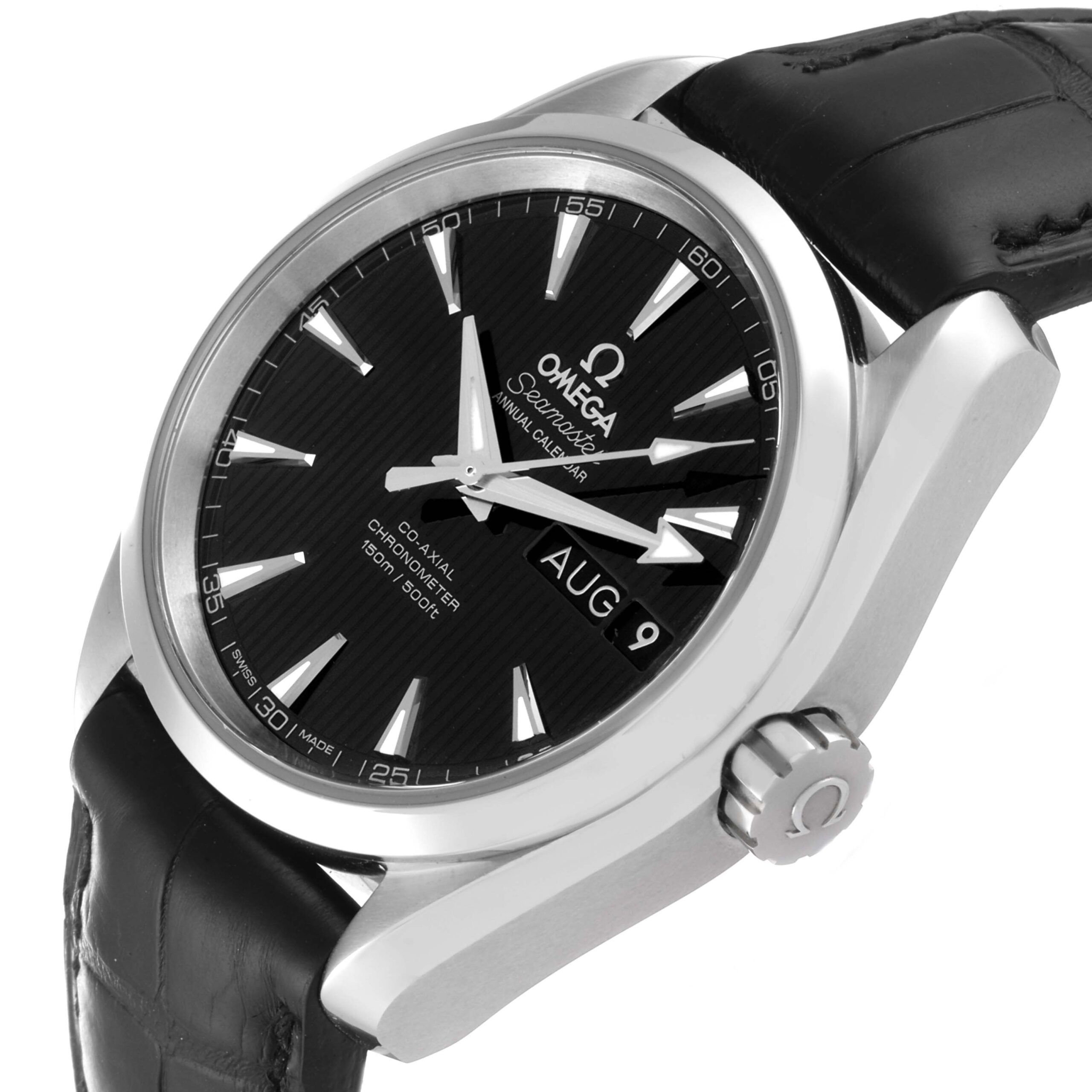 Omega Seamaster Aqua Terra Annual Calendar Steel Mens Watch 231.13.39.22.01.001 Card
