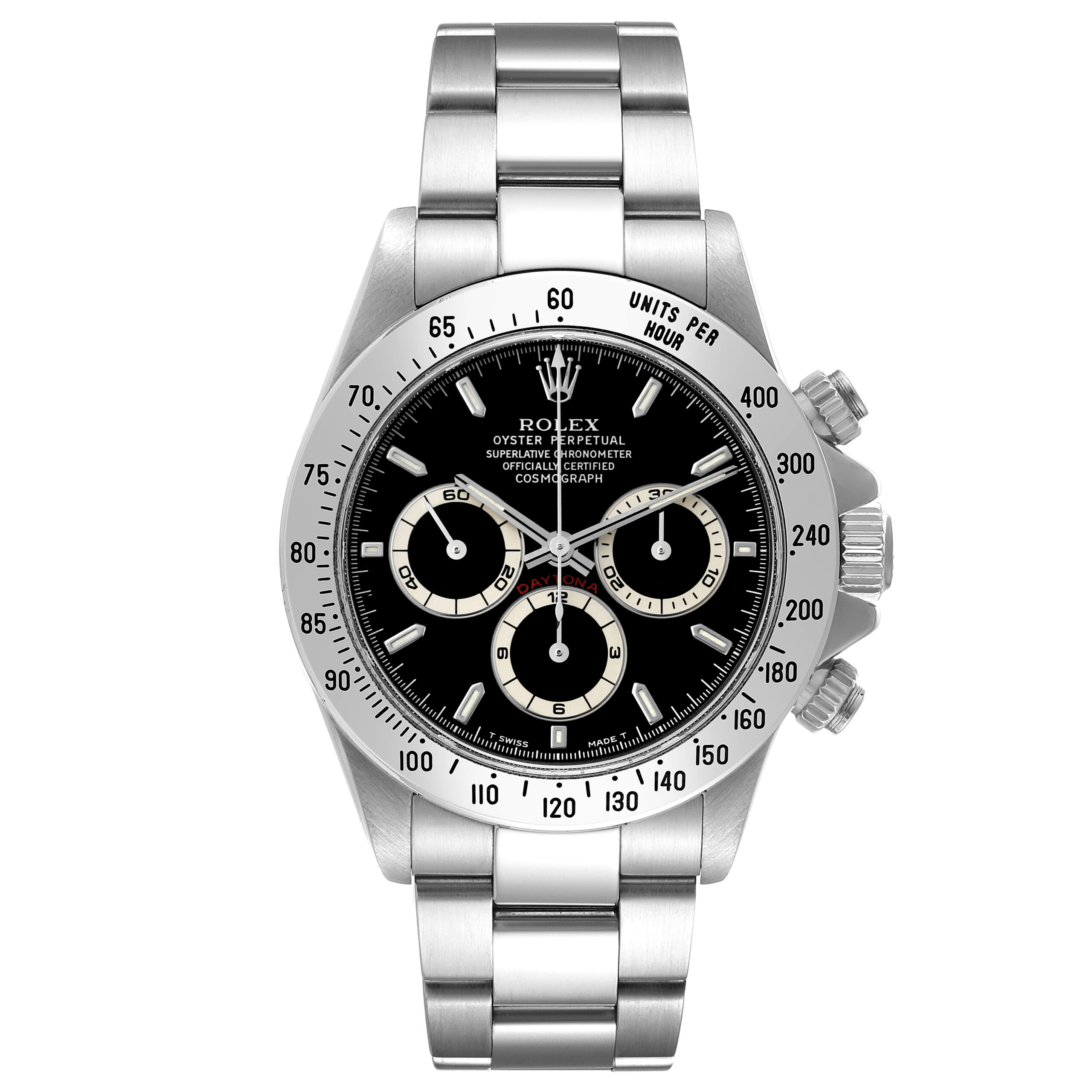 Rolex Cosmograph Daytona Zenith Movement Steel Mens Watch 16520