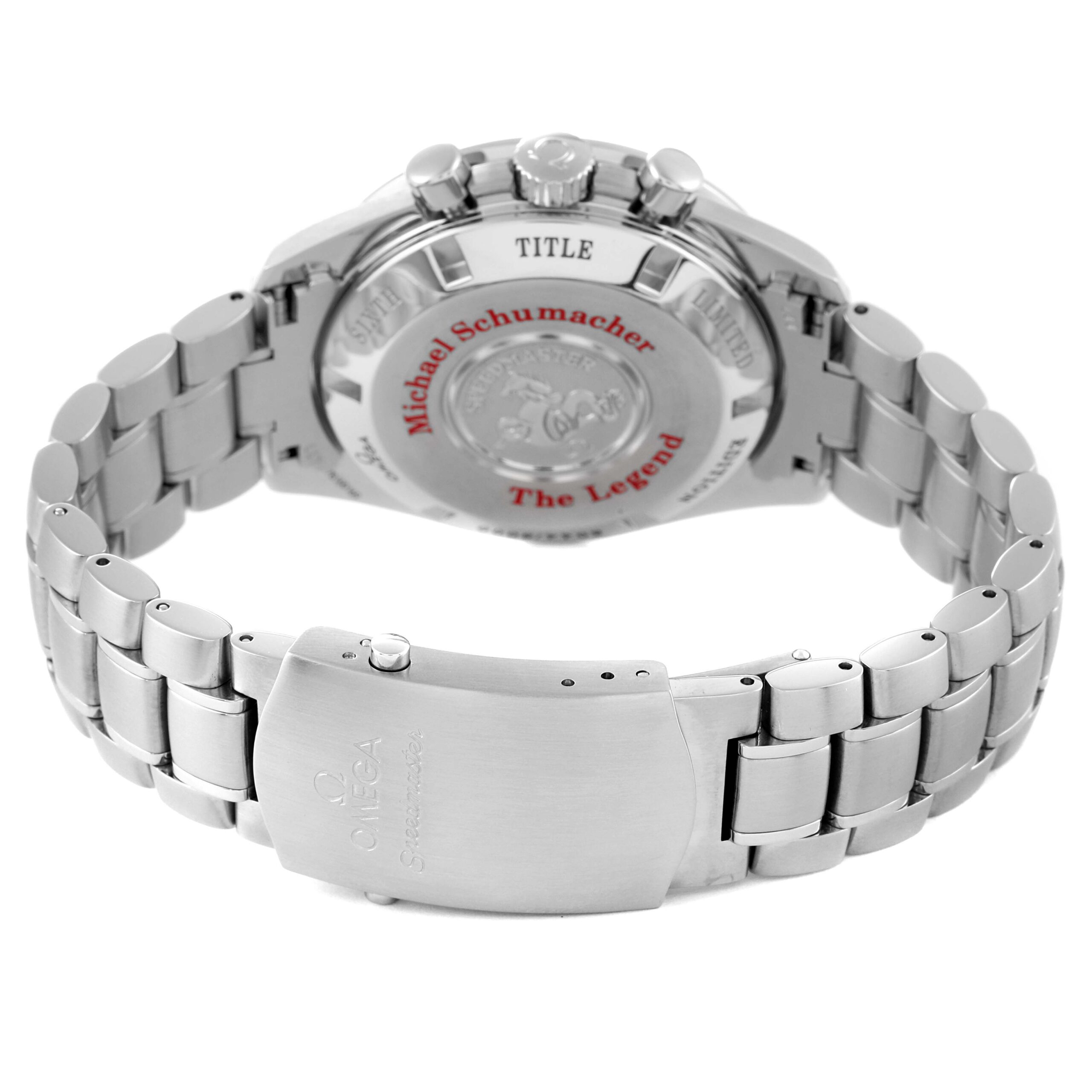 Omega Speedmaster Schumacher Limited Edition Steel Watch 3559.32.00 Box Card