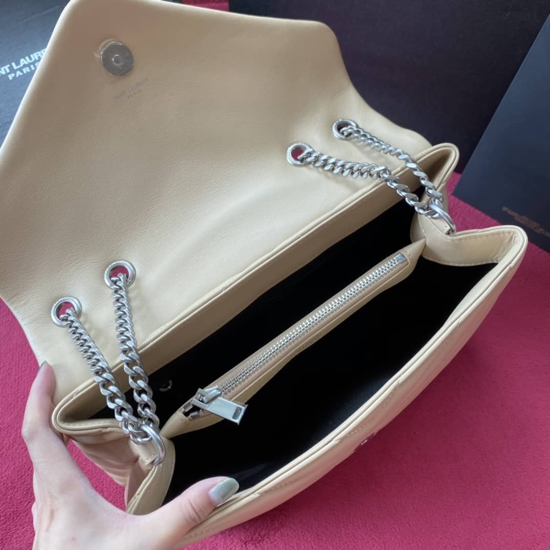 YSL Loulou Medium Quilted “Y” Leather Replica Bag