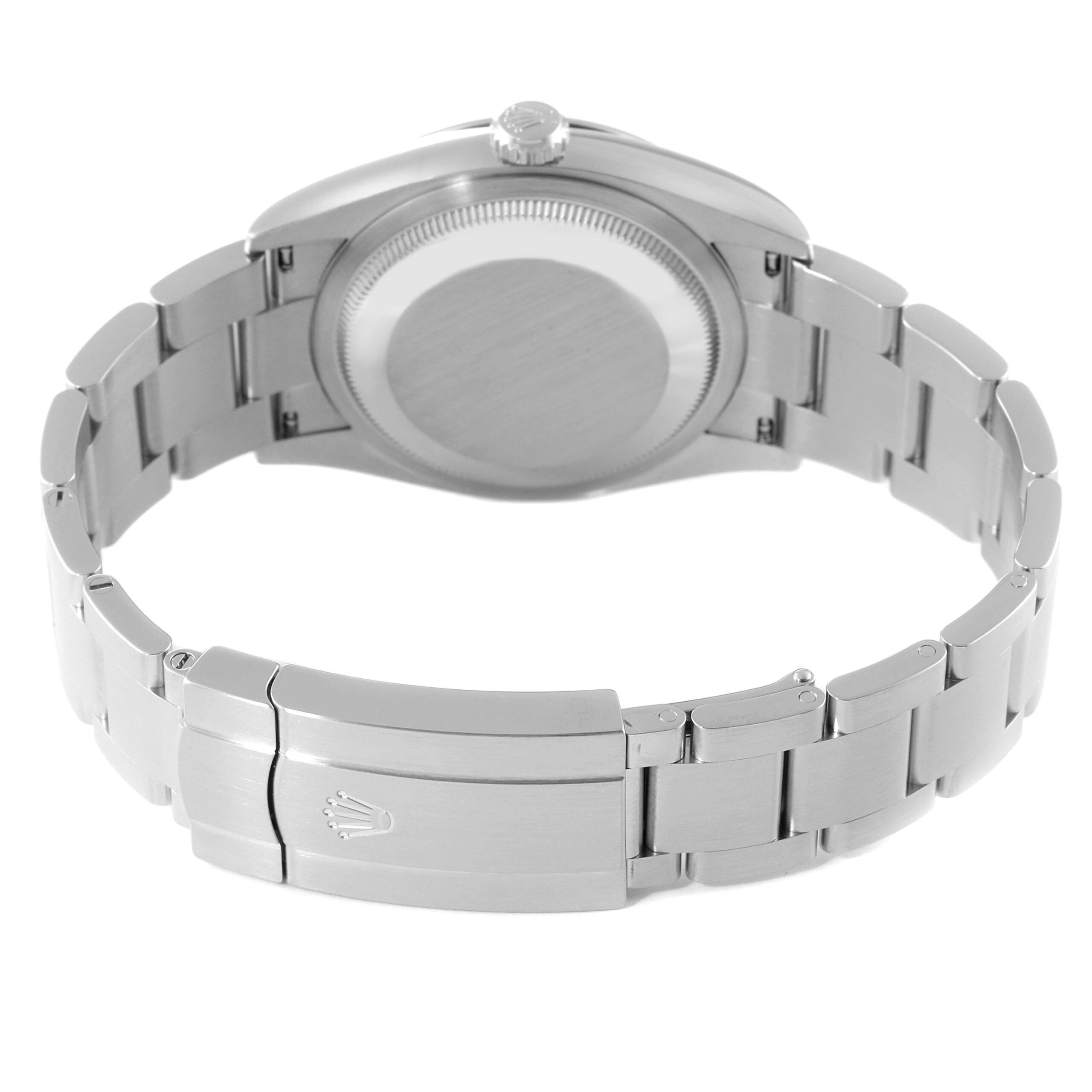 Rolex Oyster Perpetual Silver Dial Steel Mens Watch 126000 Unworn