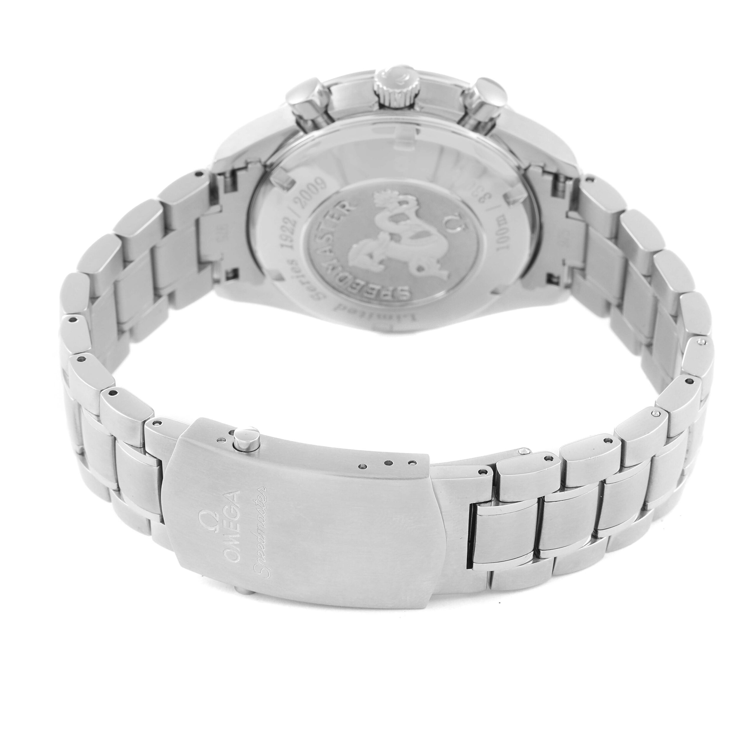 Omega Speedmaster LE Panda Dial Steel Mens Watch 323.30.40.40.02.001 Box Card