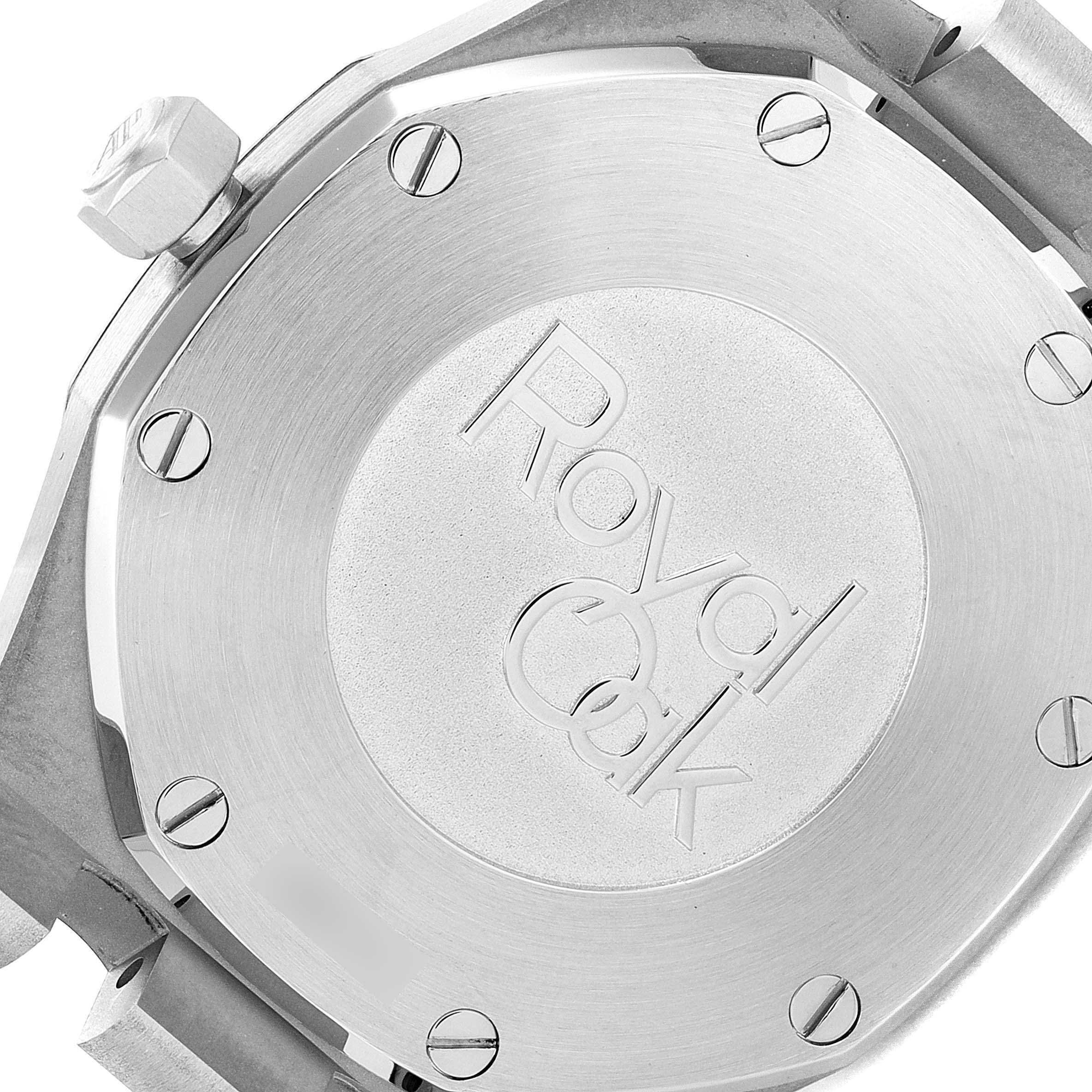 Audemars Piguet Royal Oak 33mm Steel Diamond Ladies Watch 67651ST Box Card