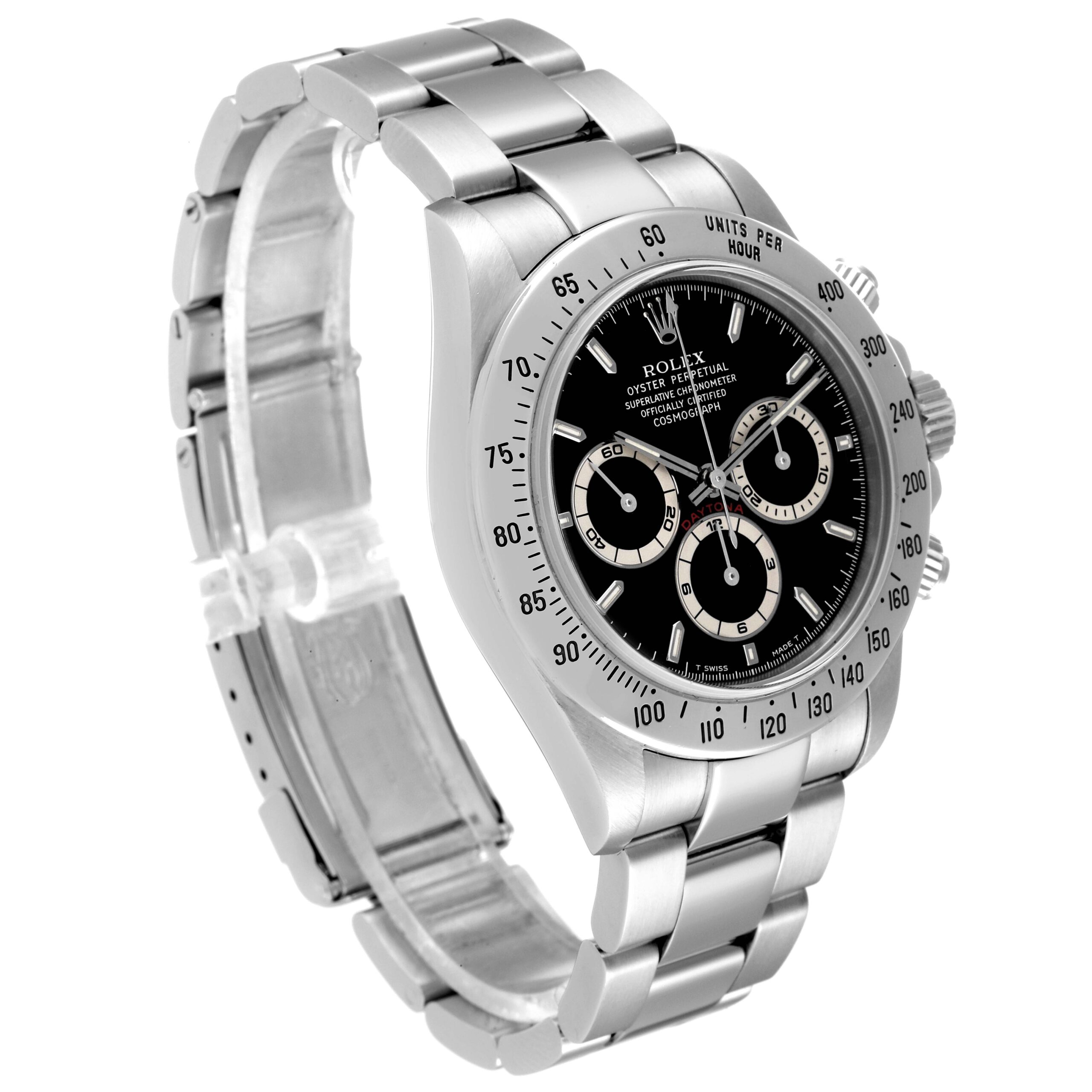 Rolex Cosmograph Daytona Zenith Movement Steel Mens Watch 16520